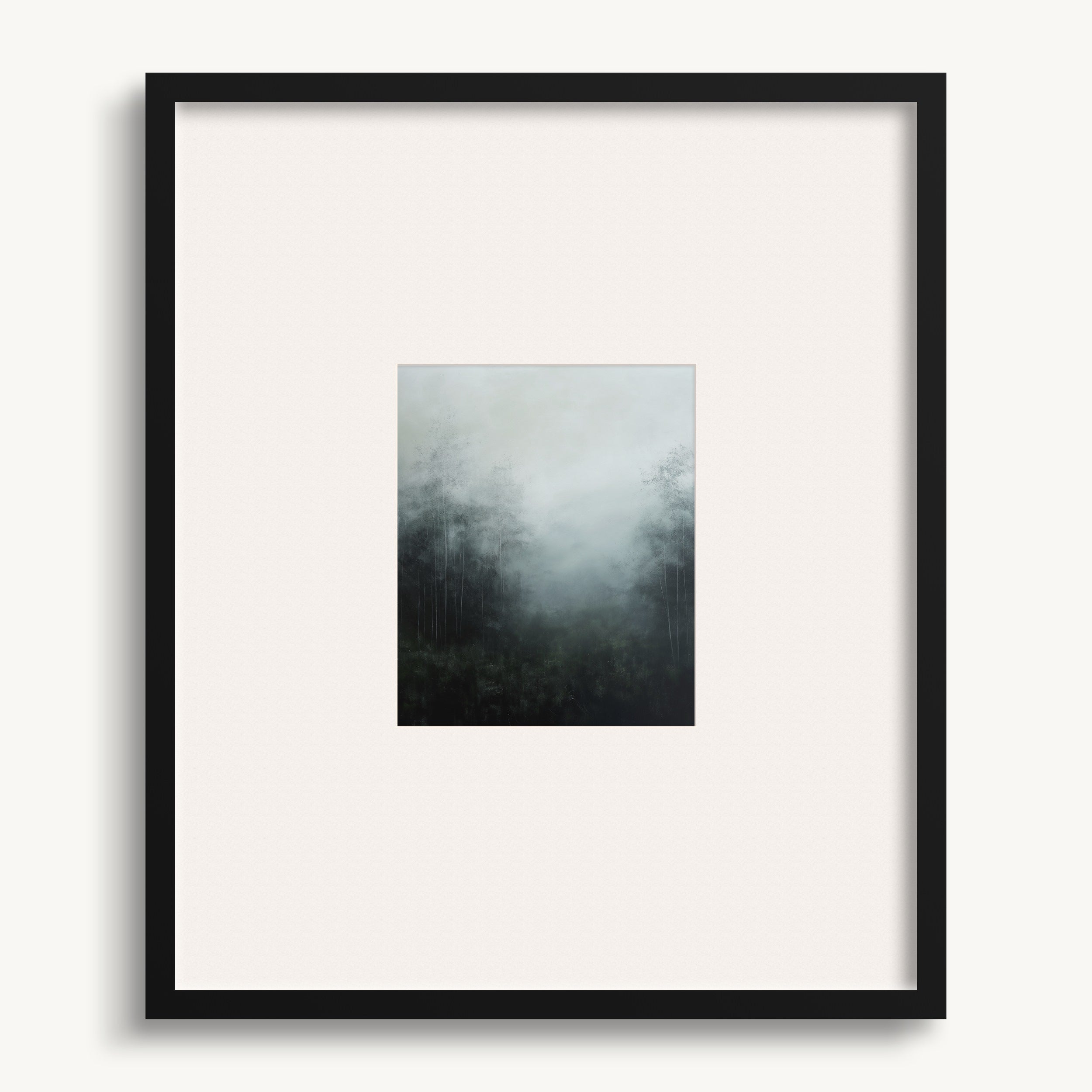 Misty Forest Scene WALL ART