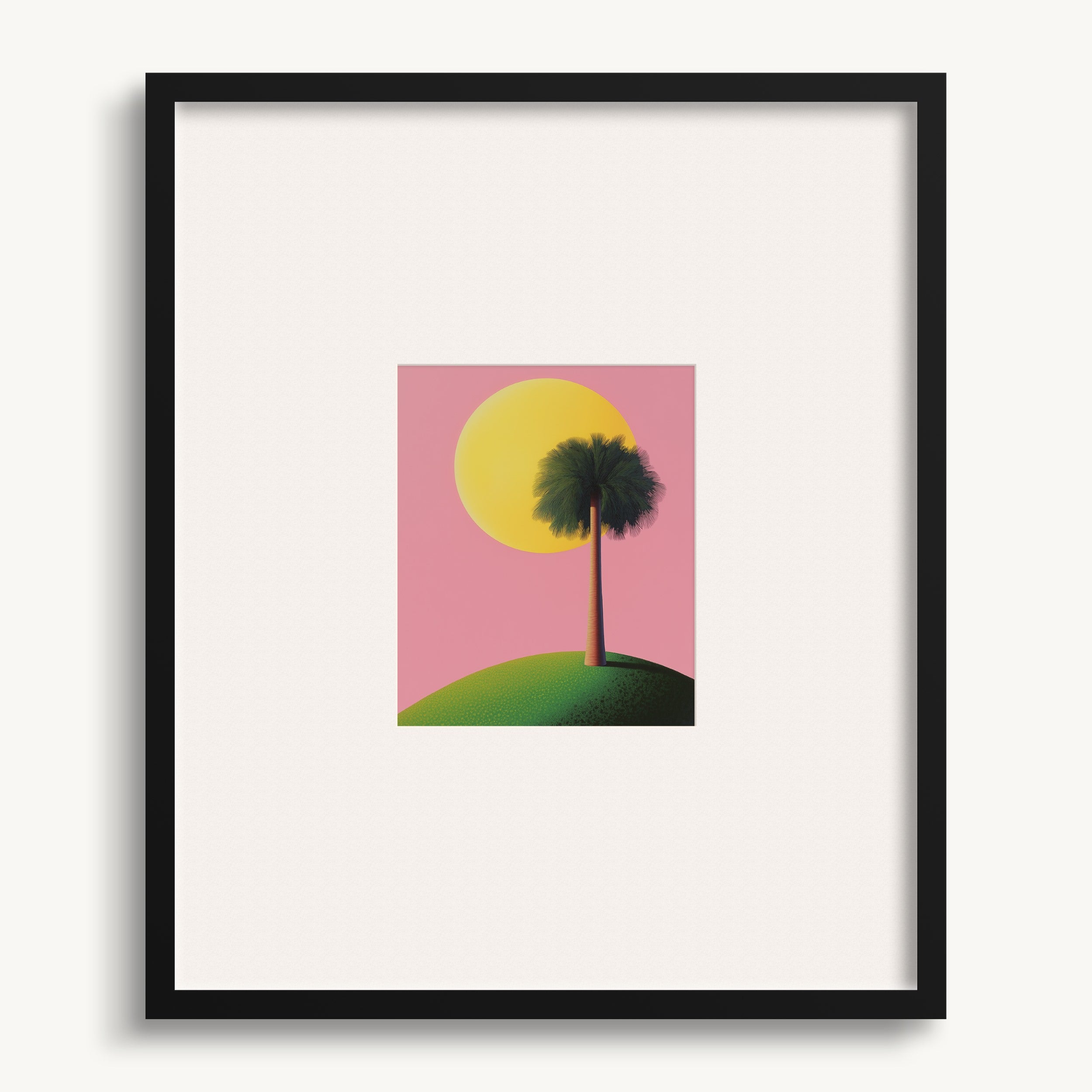 Palm Tree on a Hill WALL ART