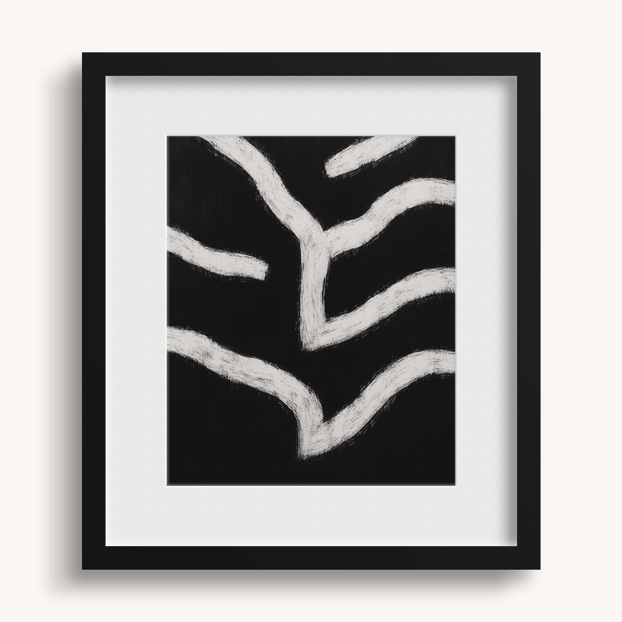 Wavy Organic Lines WALL ART