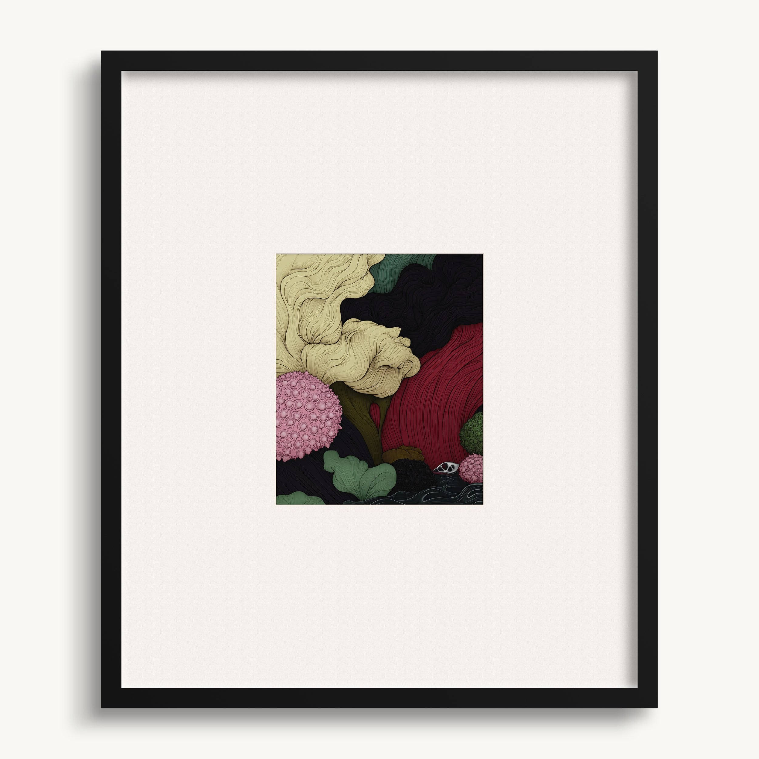 Colorful Abstract Blooms WALL ART