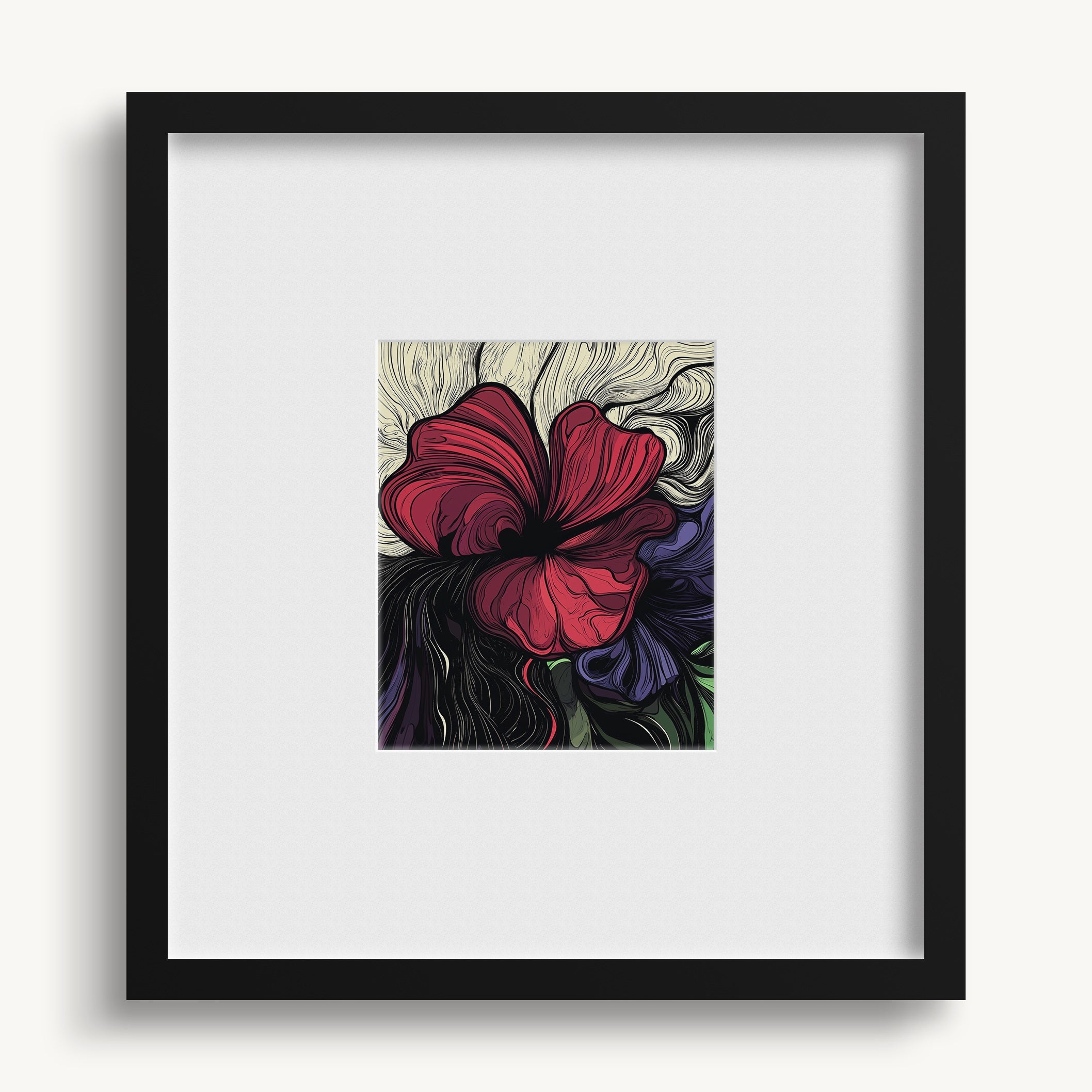 "MIX OF FLOWER" WALL ART