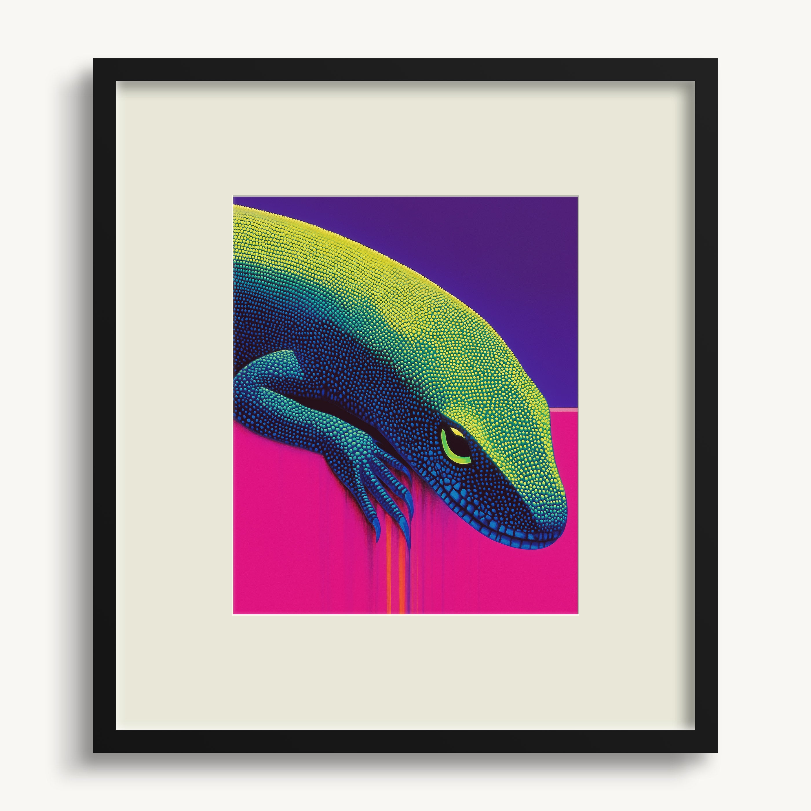 Lizard Close-Up WALL ART