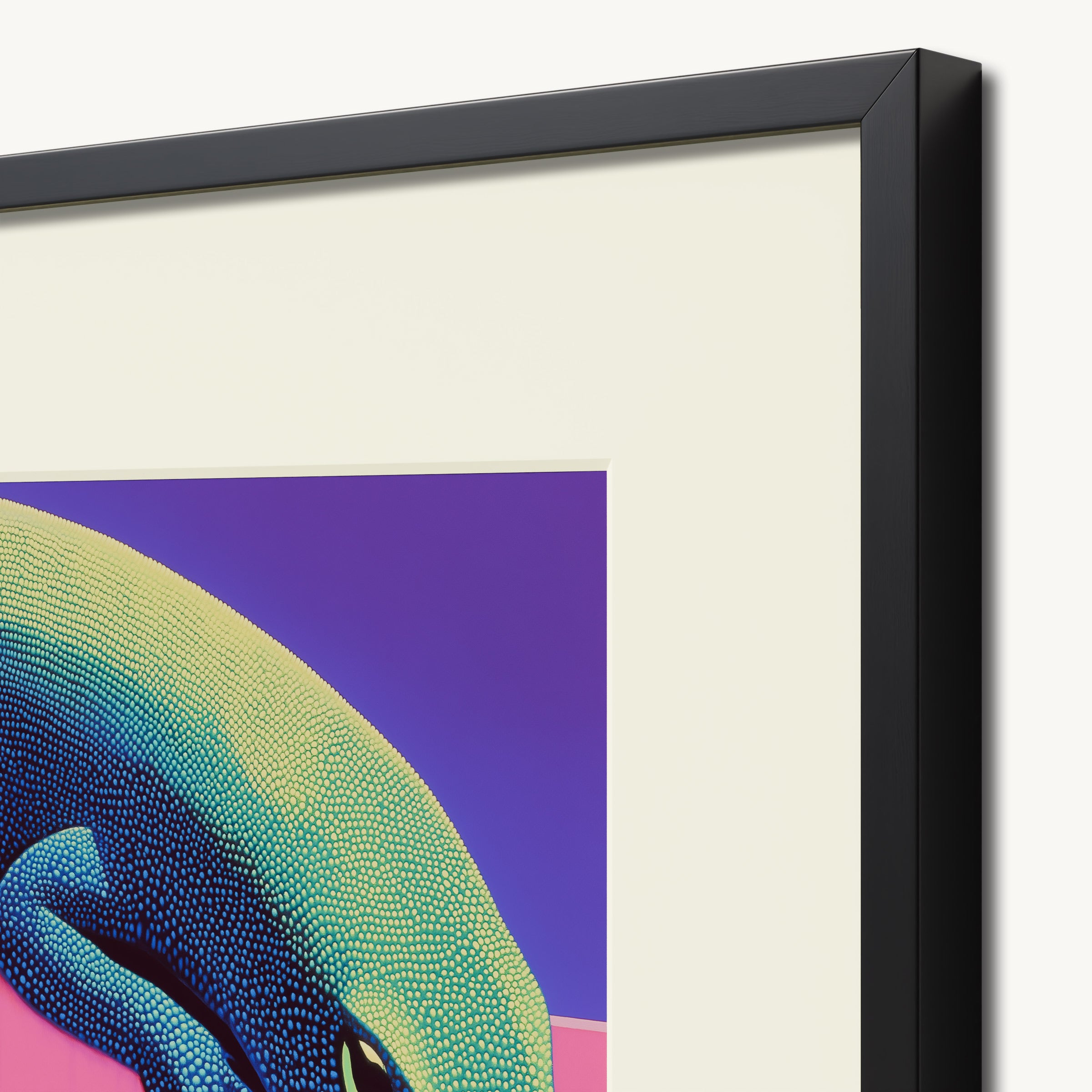 Lizard Close-Up WALL ART