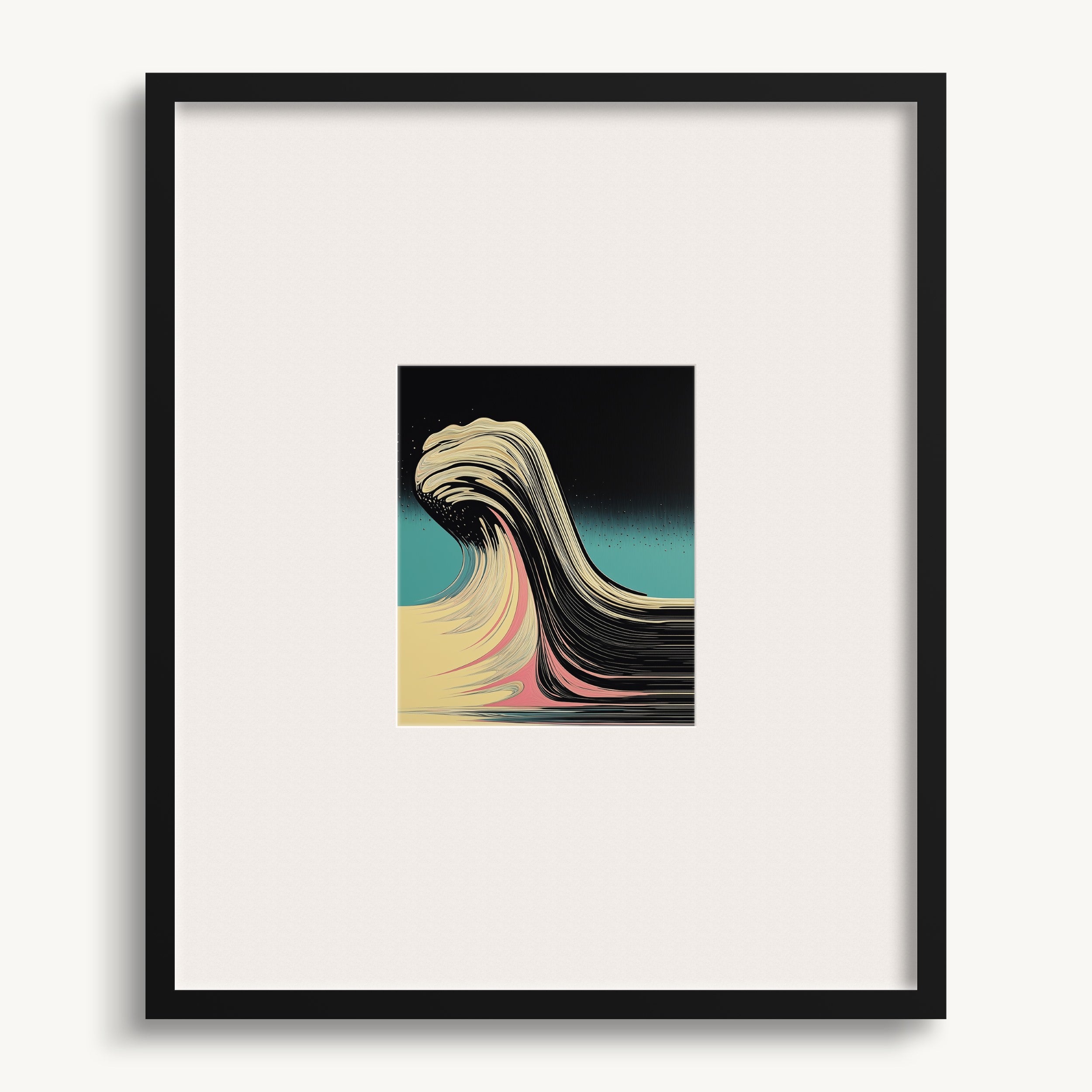 Fluid Wave in Gradient WALL ART