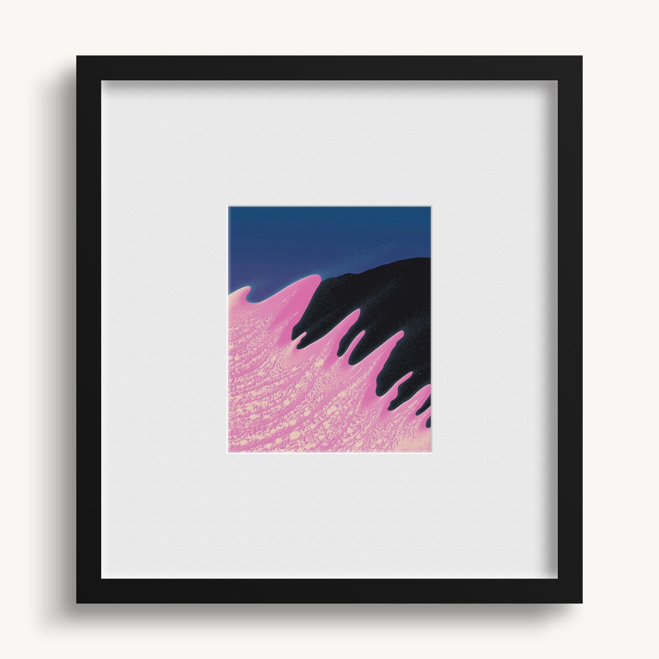 "PINK WAVE" WALL ART