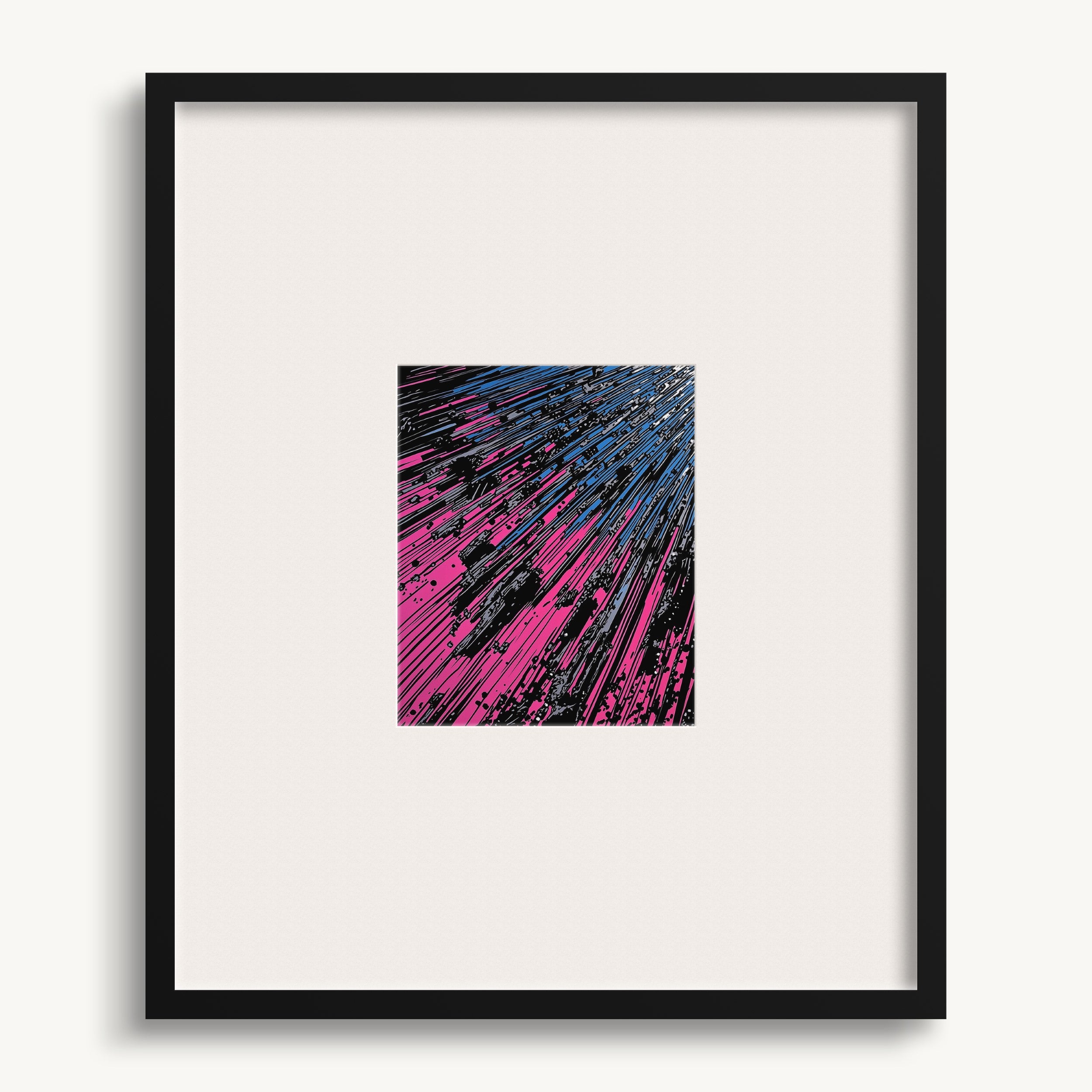 Explosion of Vibrant Streaks WALL ART