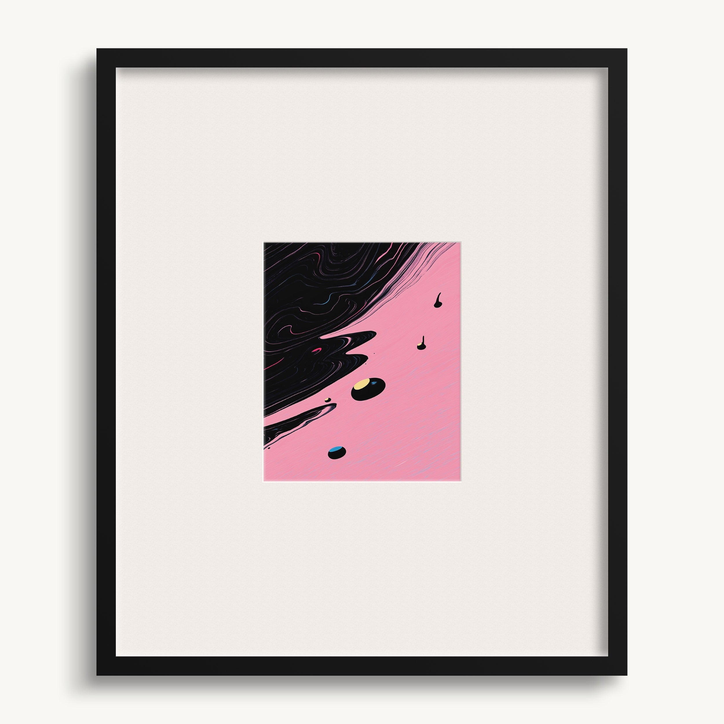 Pink Swirling Patterns WALL ART