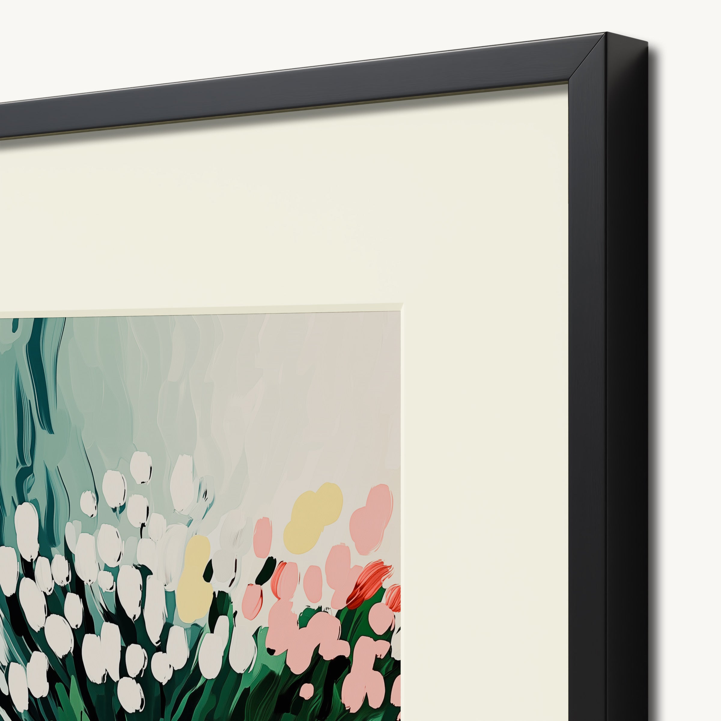 Field of Abstract Flowers WALL ART