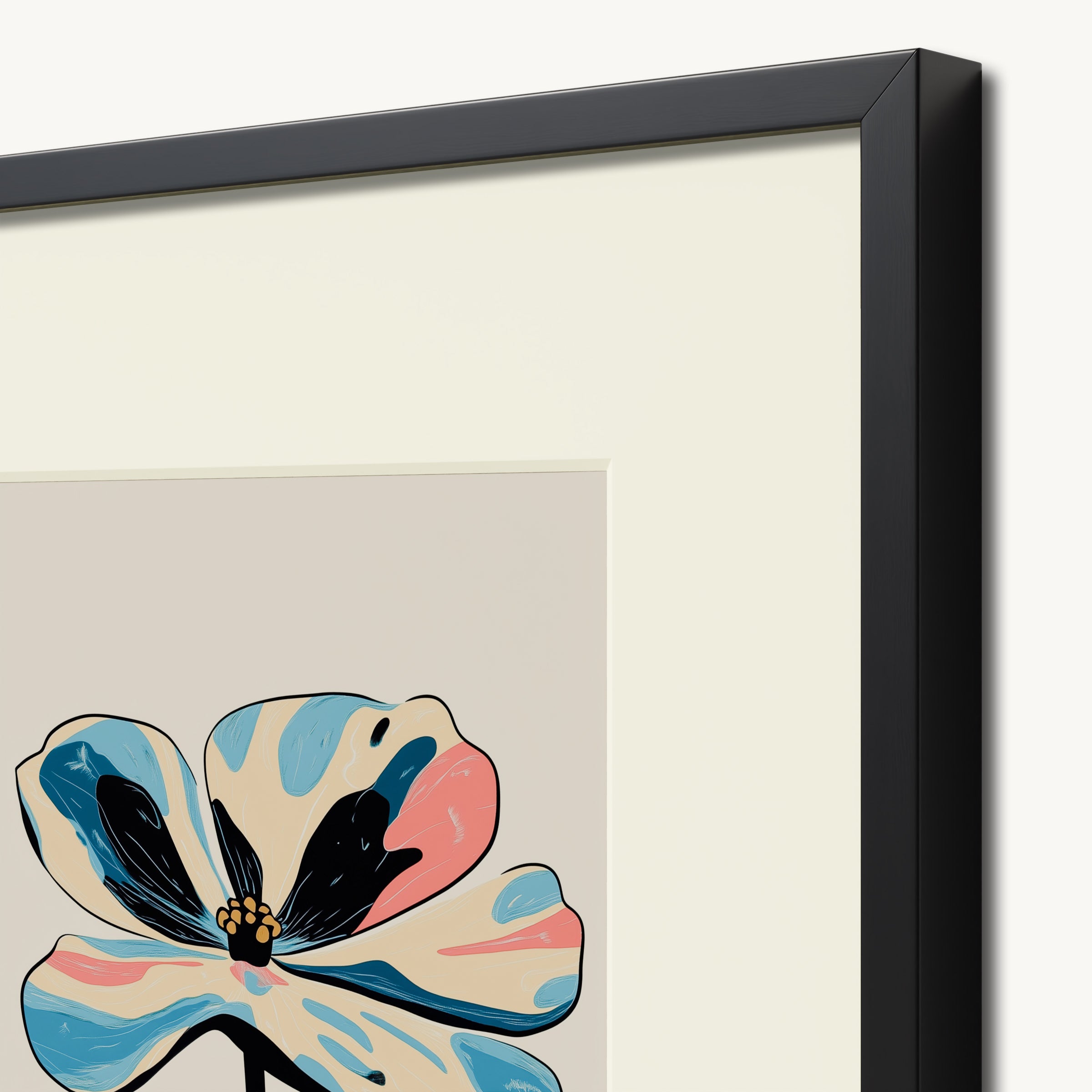 Colorful Abstract Flower WALL ART