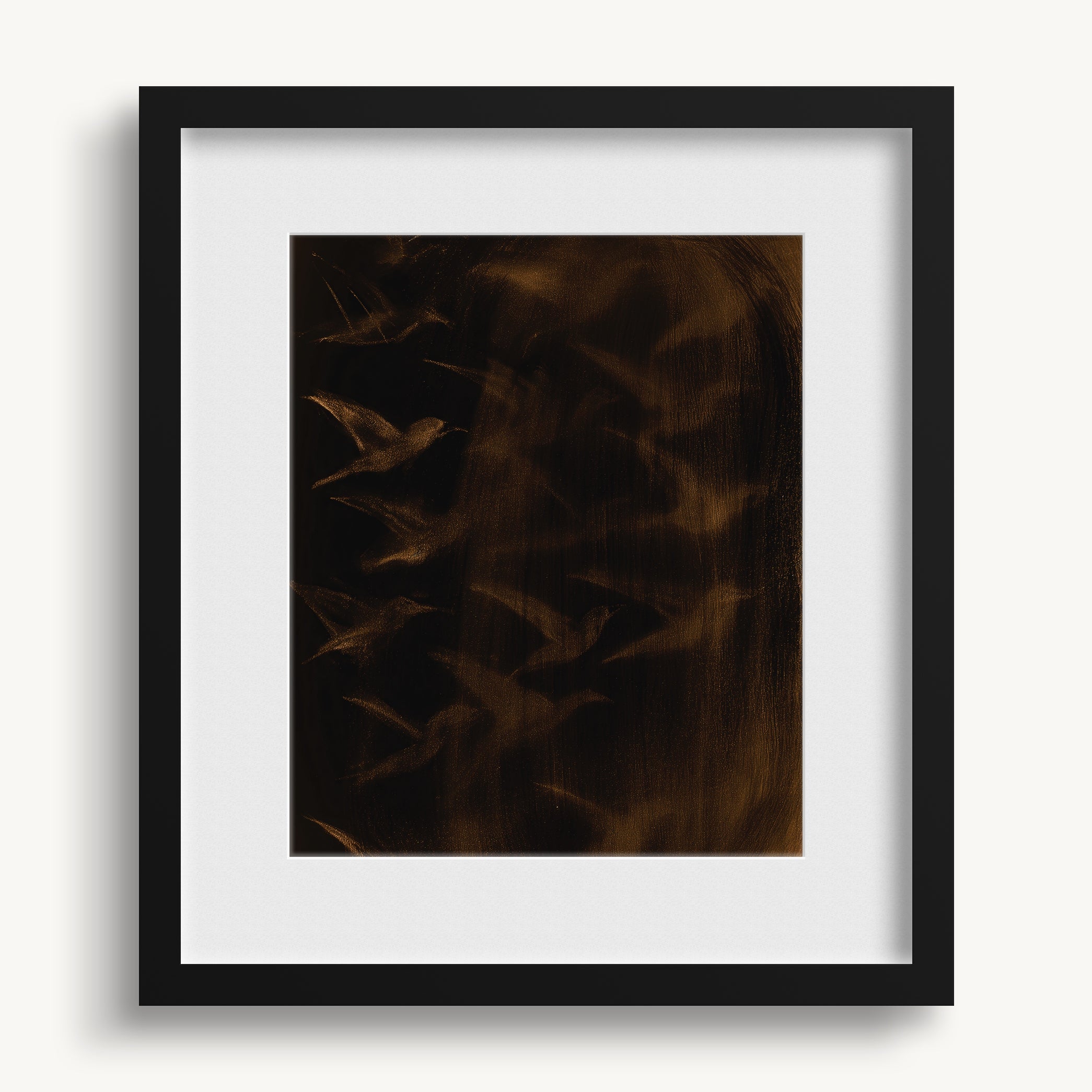 "SYMPHONY OF GOLDEN WINGS 2" WALL ART