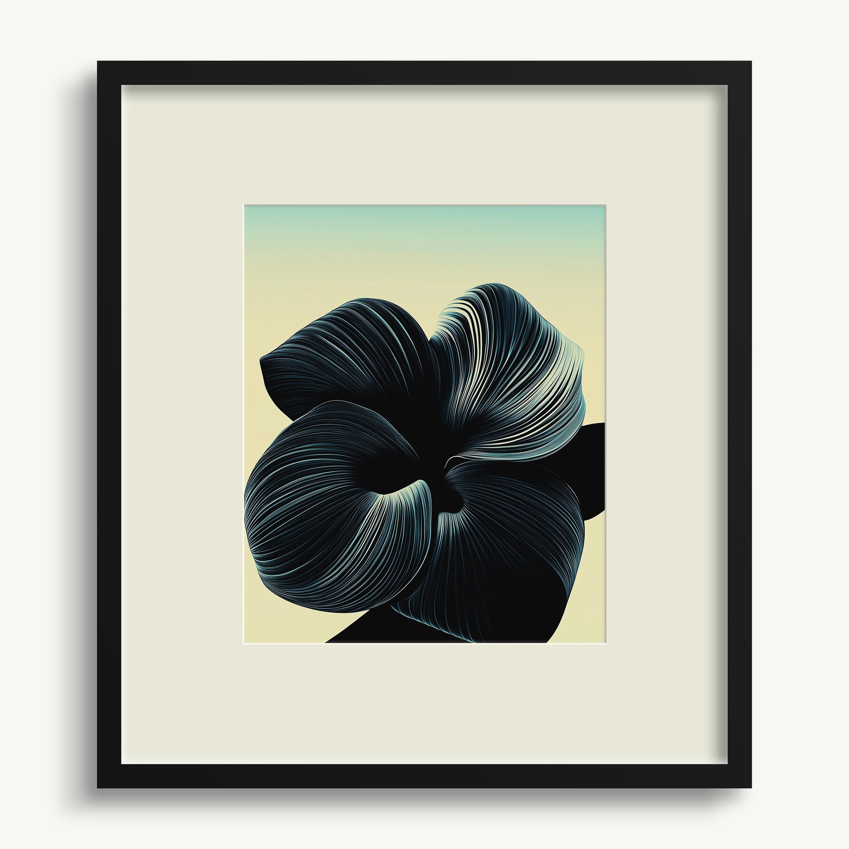 Abstract Flower Shape WALL ART