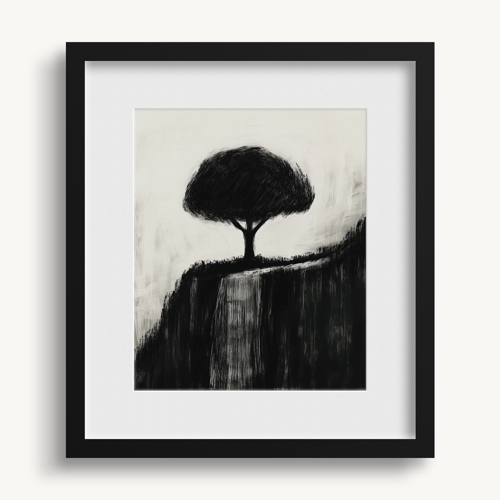 Tree on Cliff Edge WALL ART