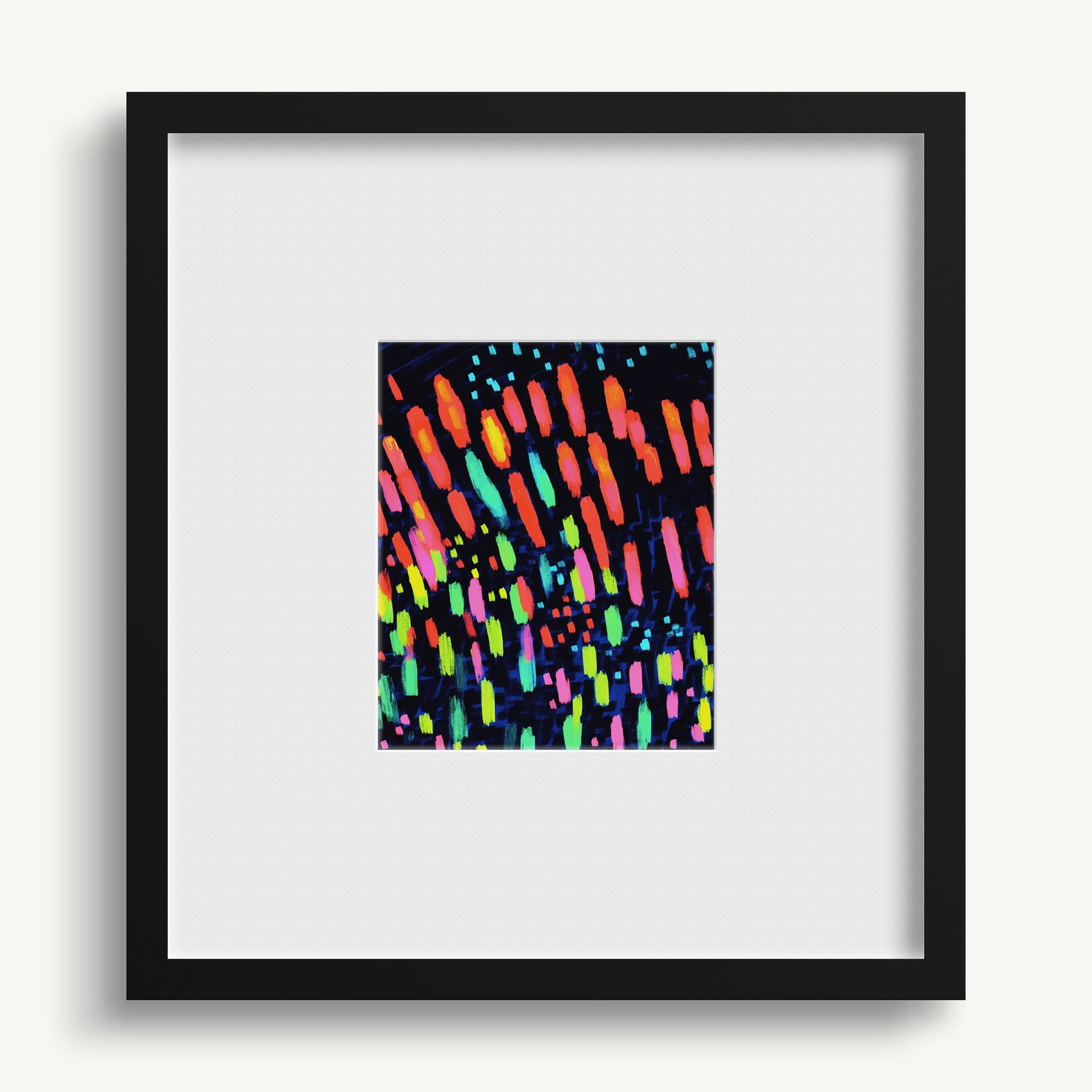 "DOTS IN COLOR 2" WALL ART