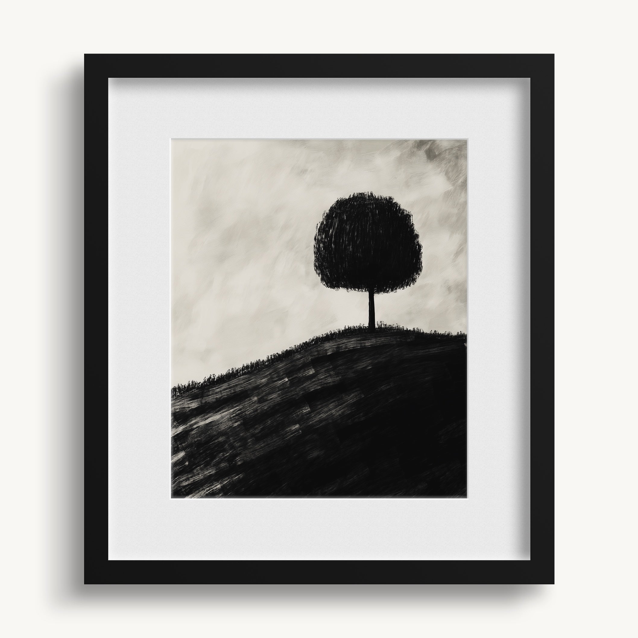 Lone Tree on Hill WALL ART