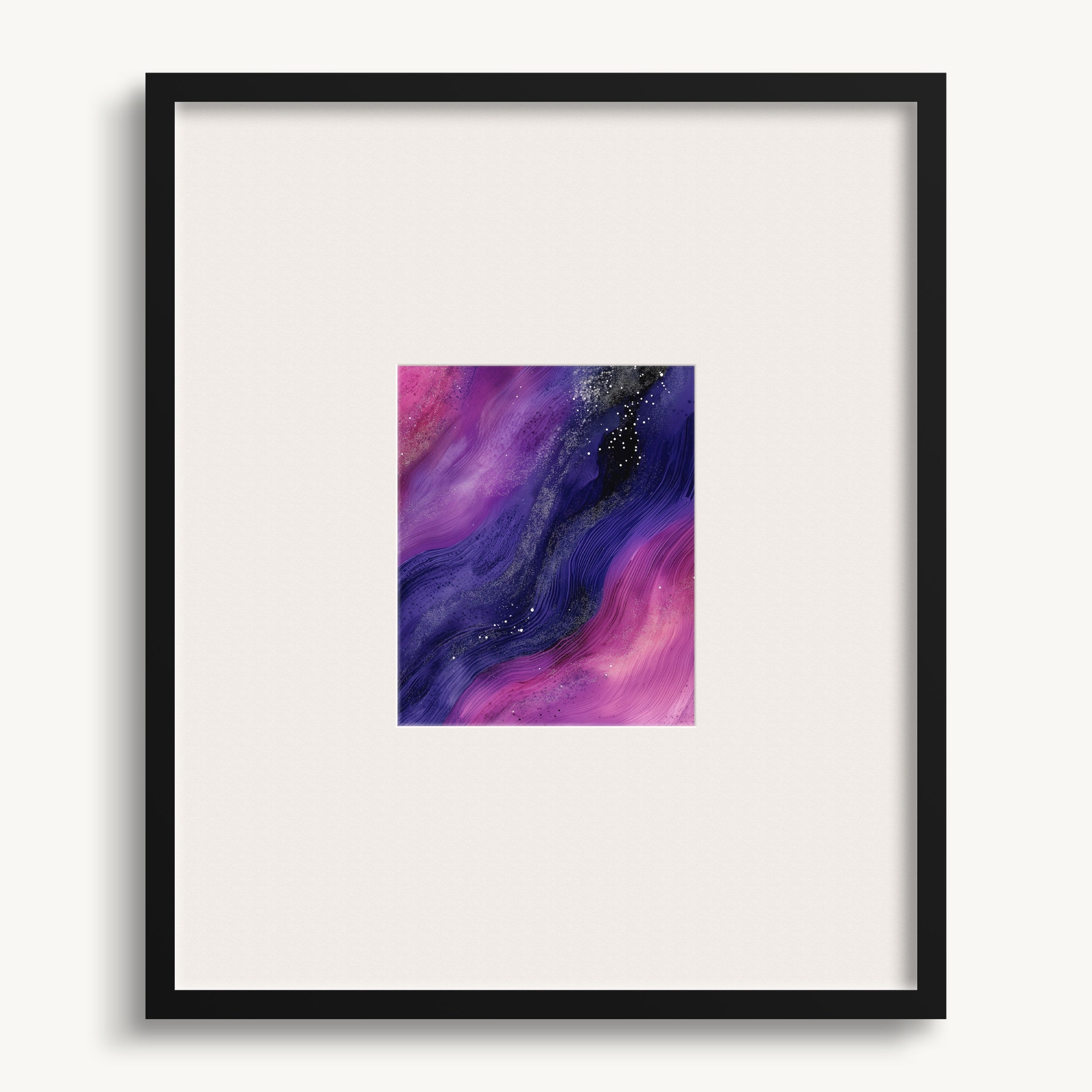 Swirling Purple & Pink Hues WALL ART