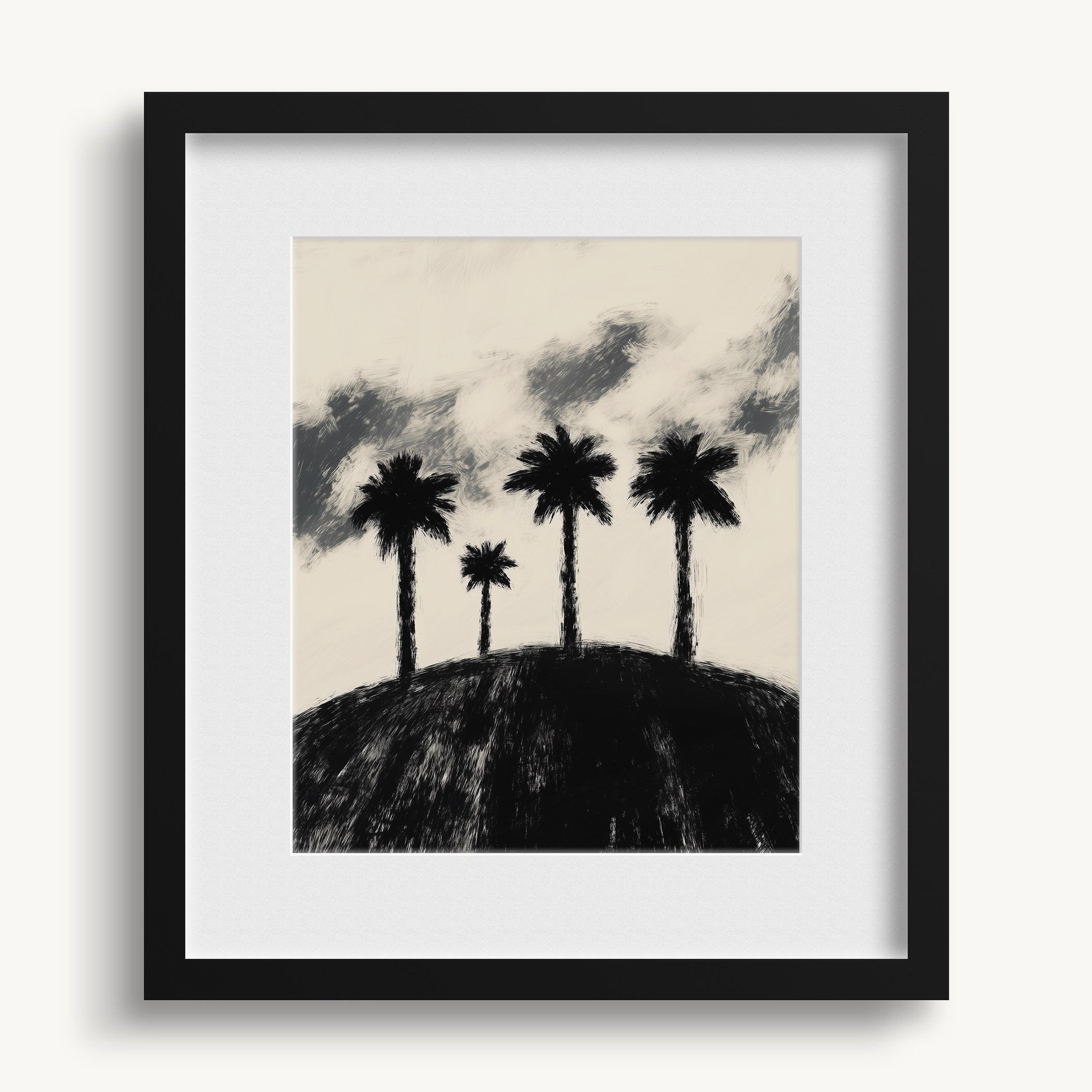 Four Palms on Hill WALL ART