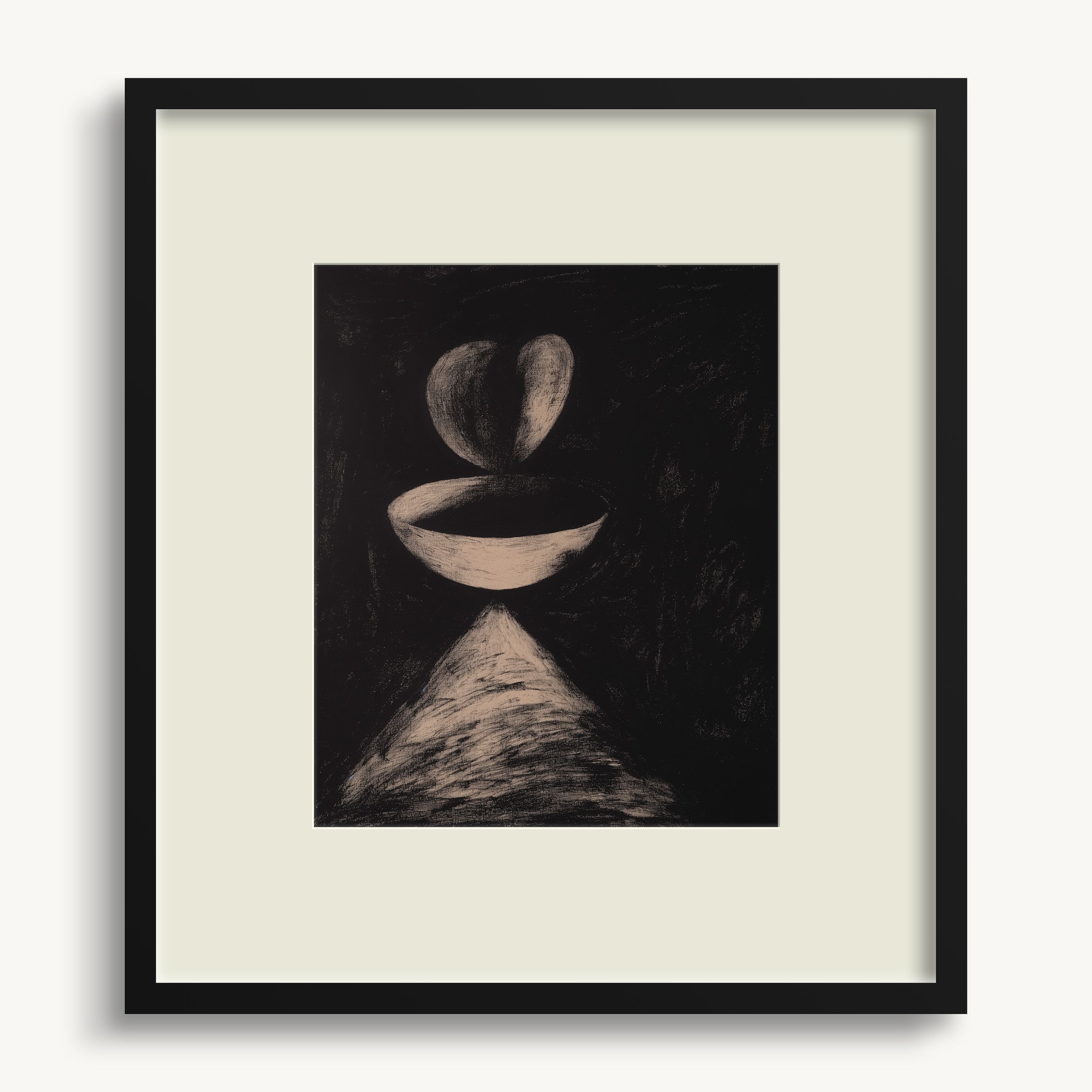 Abstract Dark Composition Wall Art