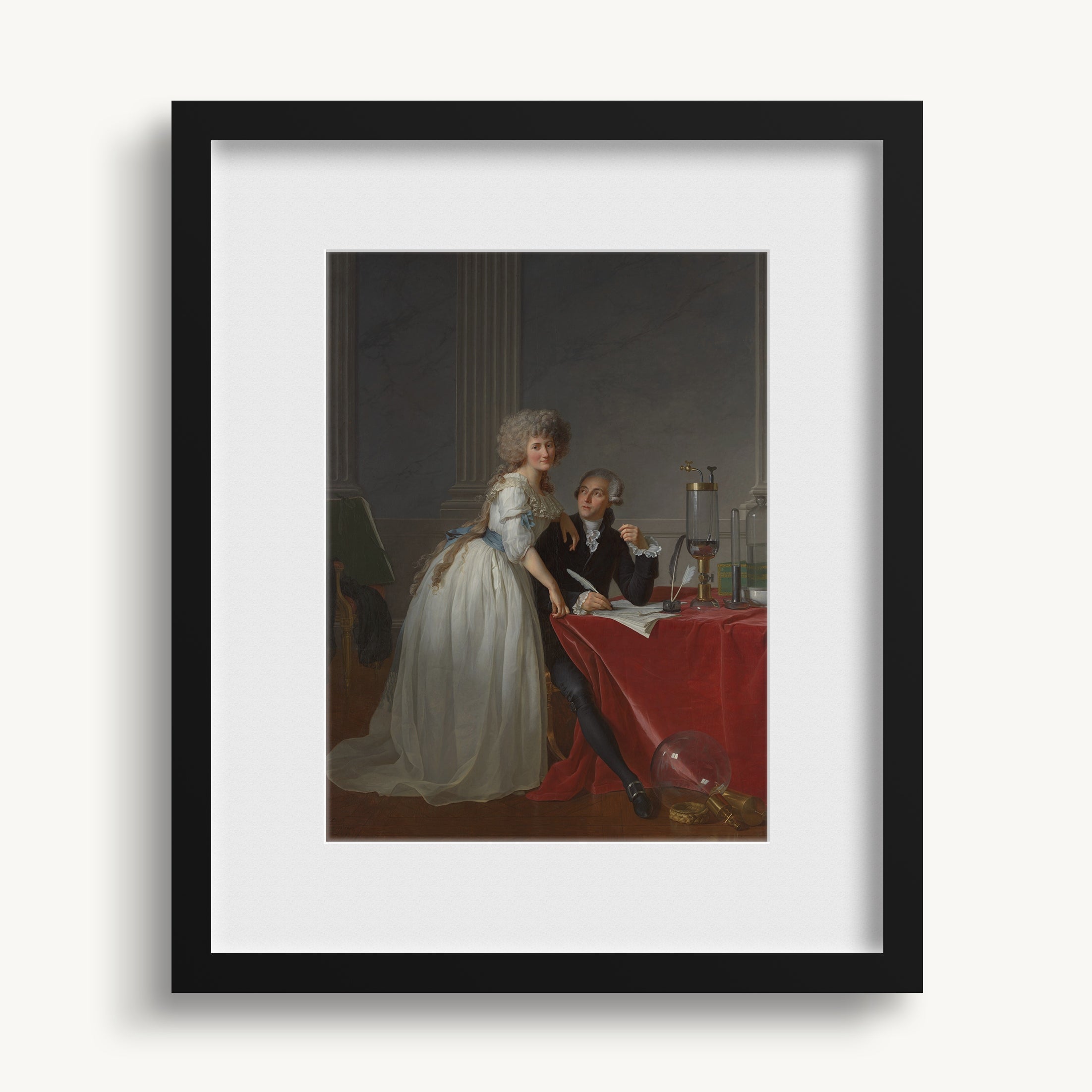 "Antoine Laurent Lavoisier and Marie Anne Lavoisier" WALL ART