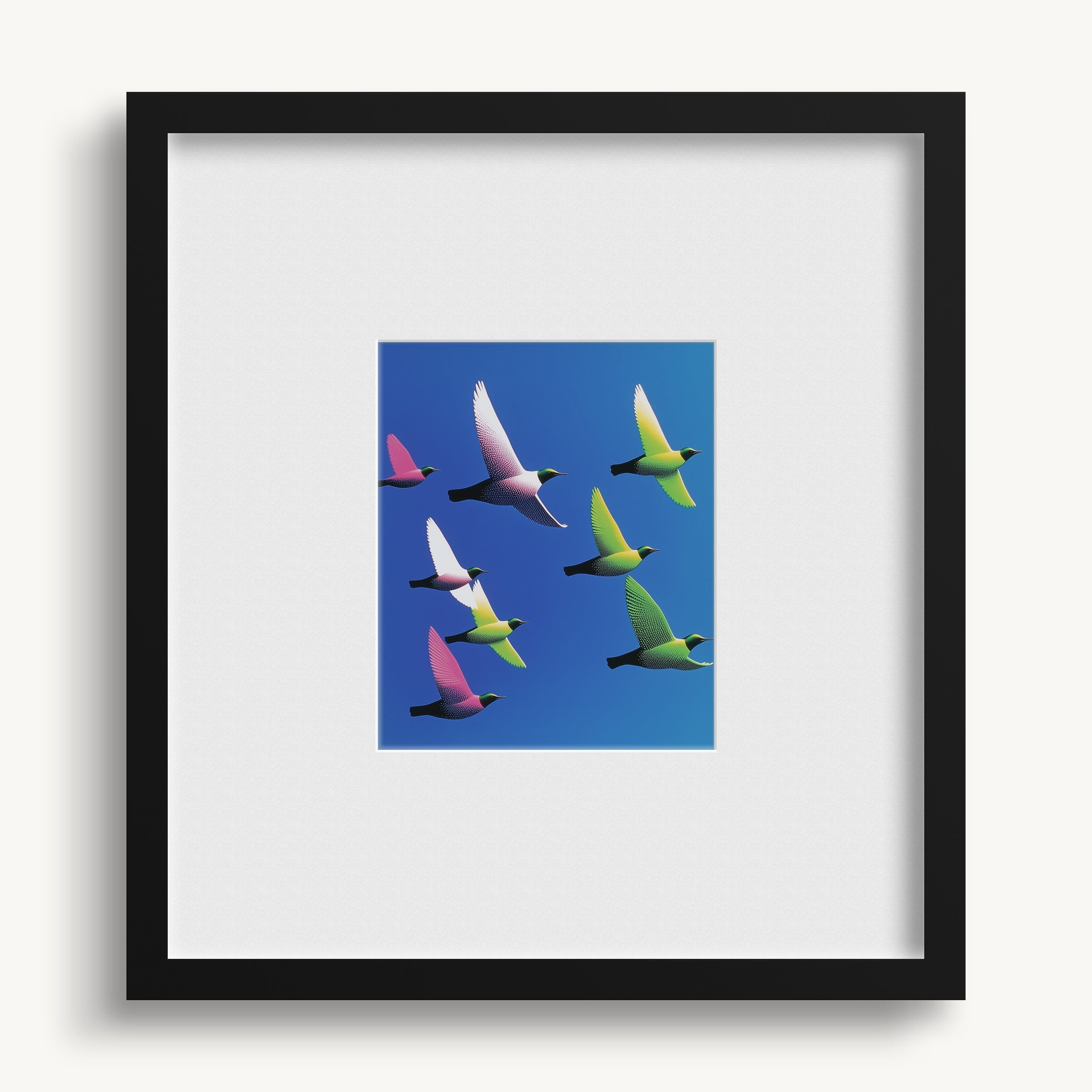 "BIRDS TEAM" WALL ART