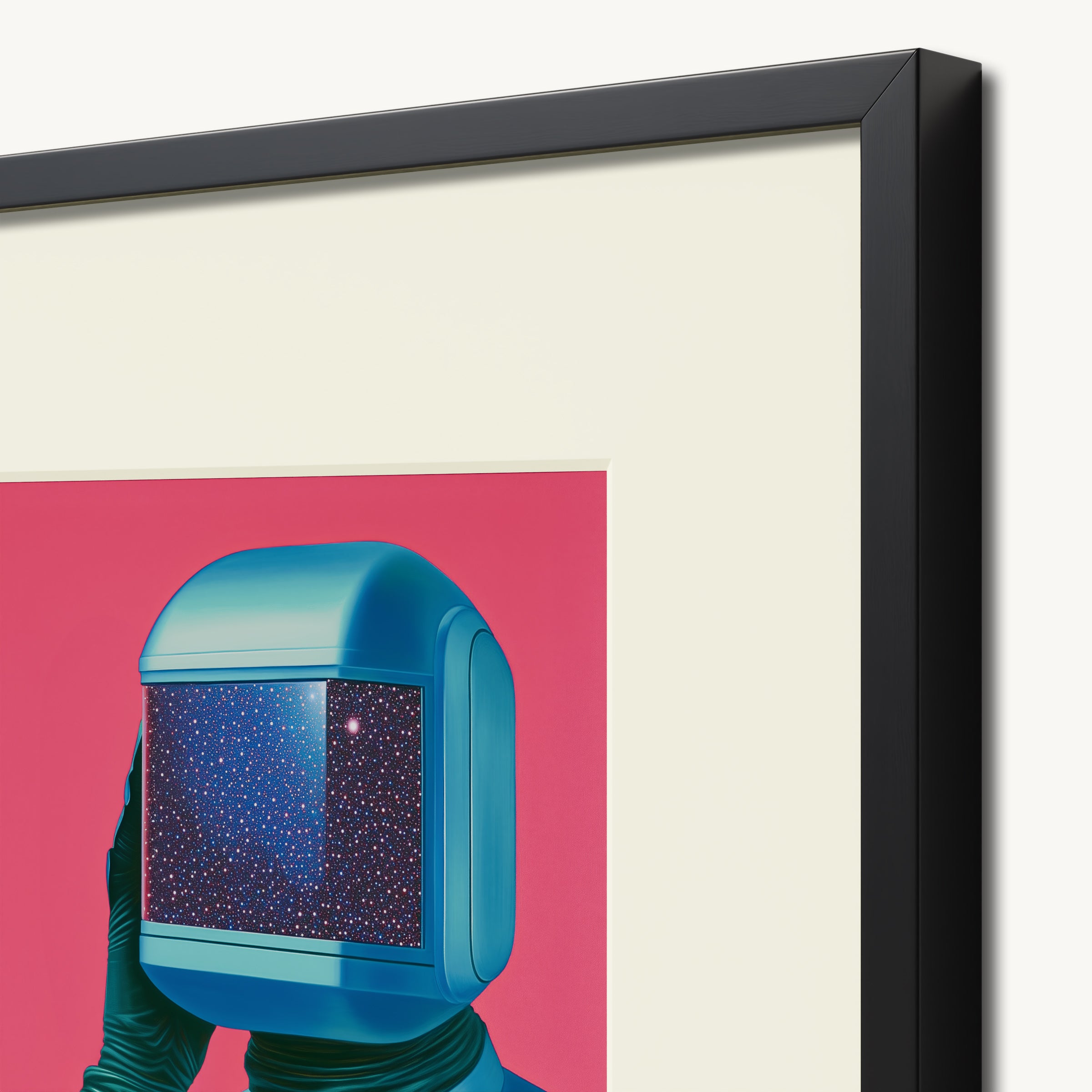 Starry Night Helmet Figure WALL ART