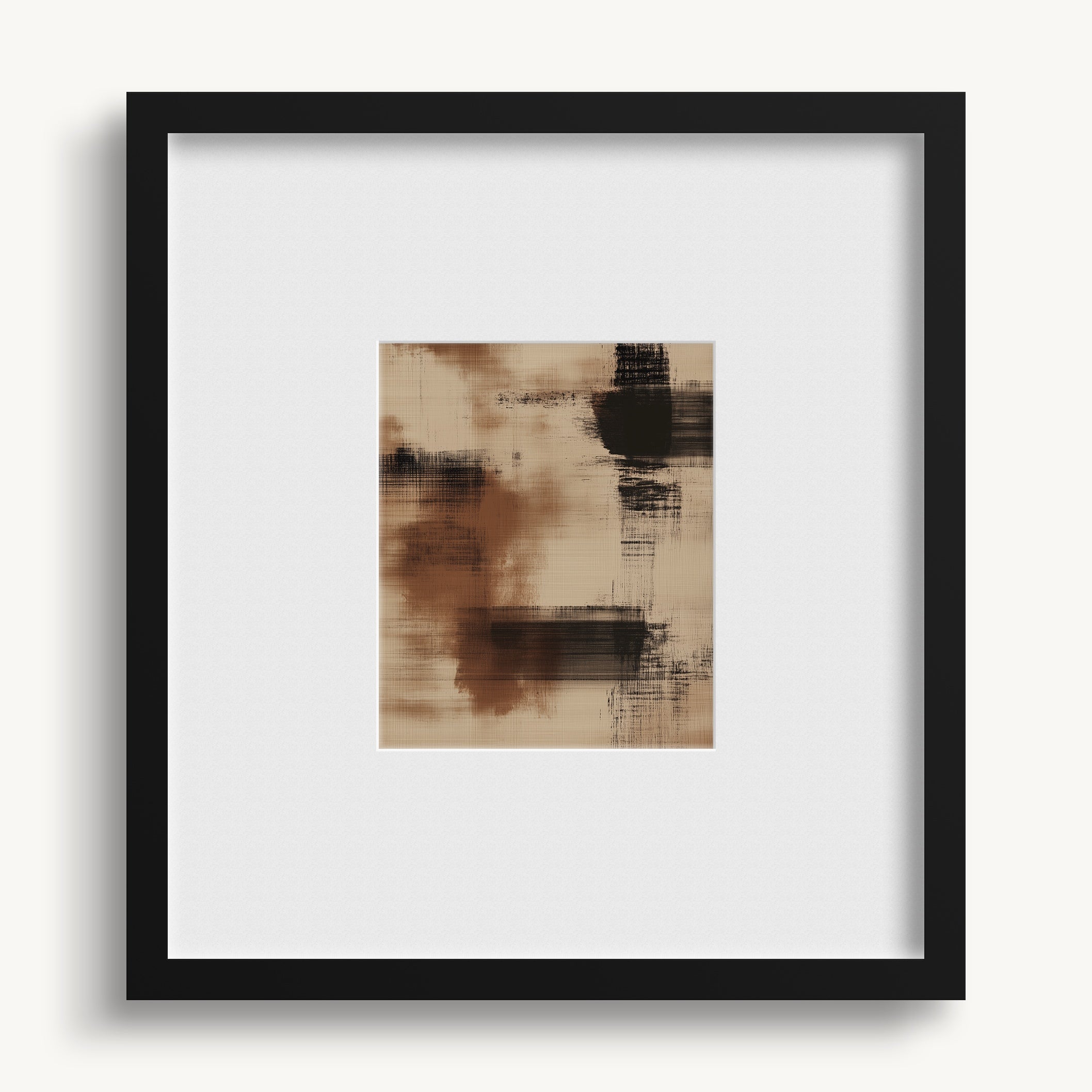 "DEEP BROWN MIX" WALL ART