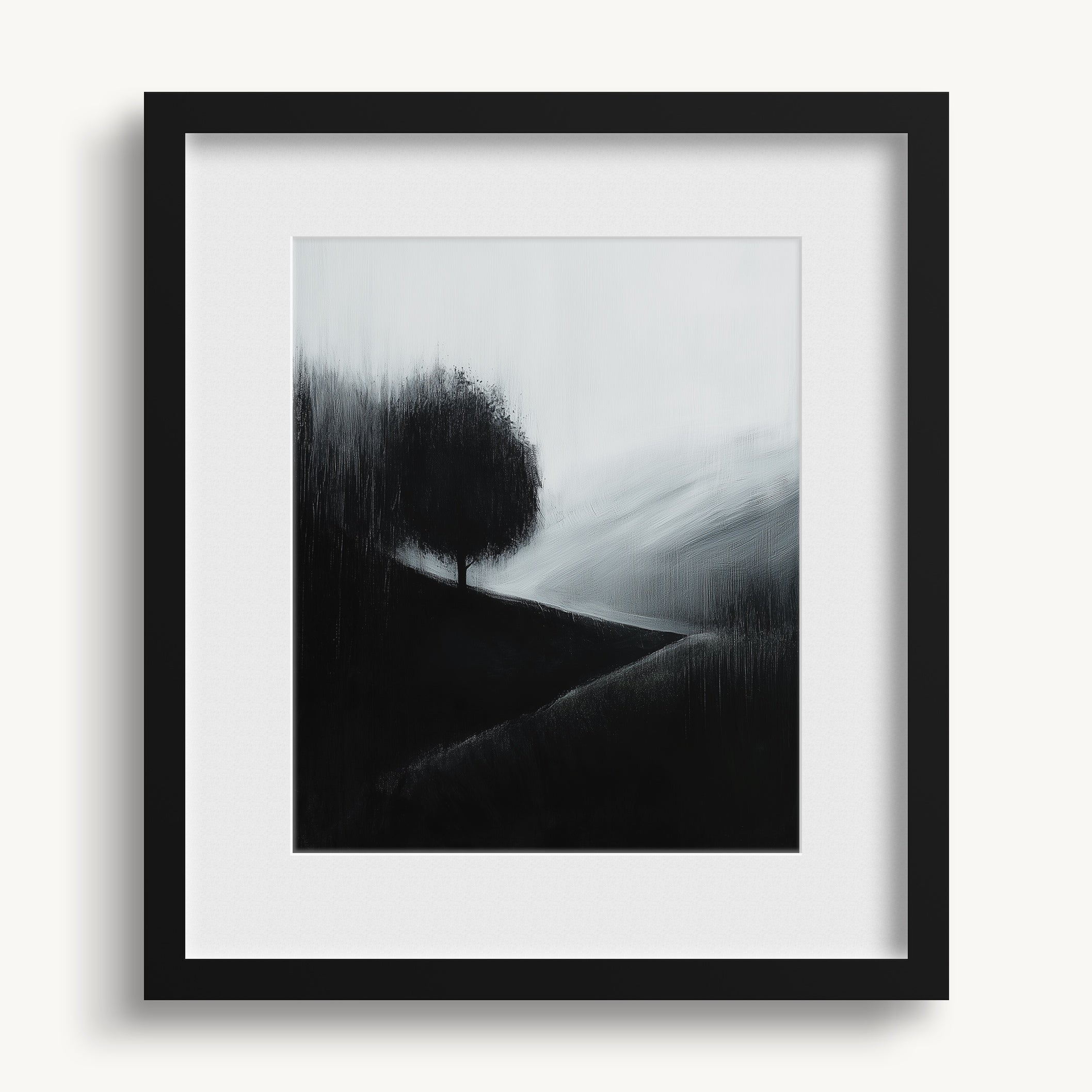 Solitary Tree on Hill WALL ART