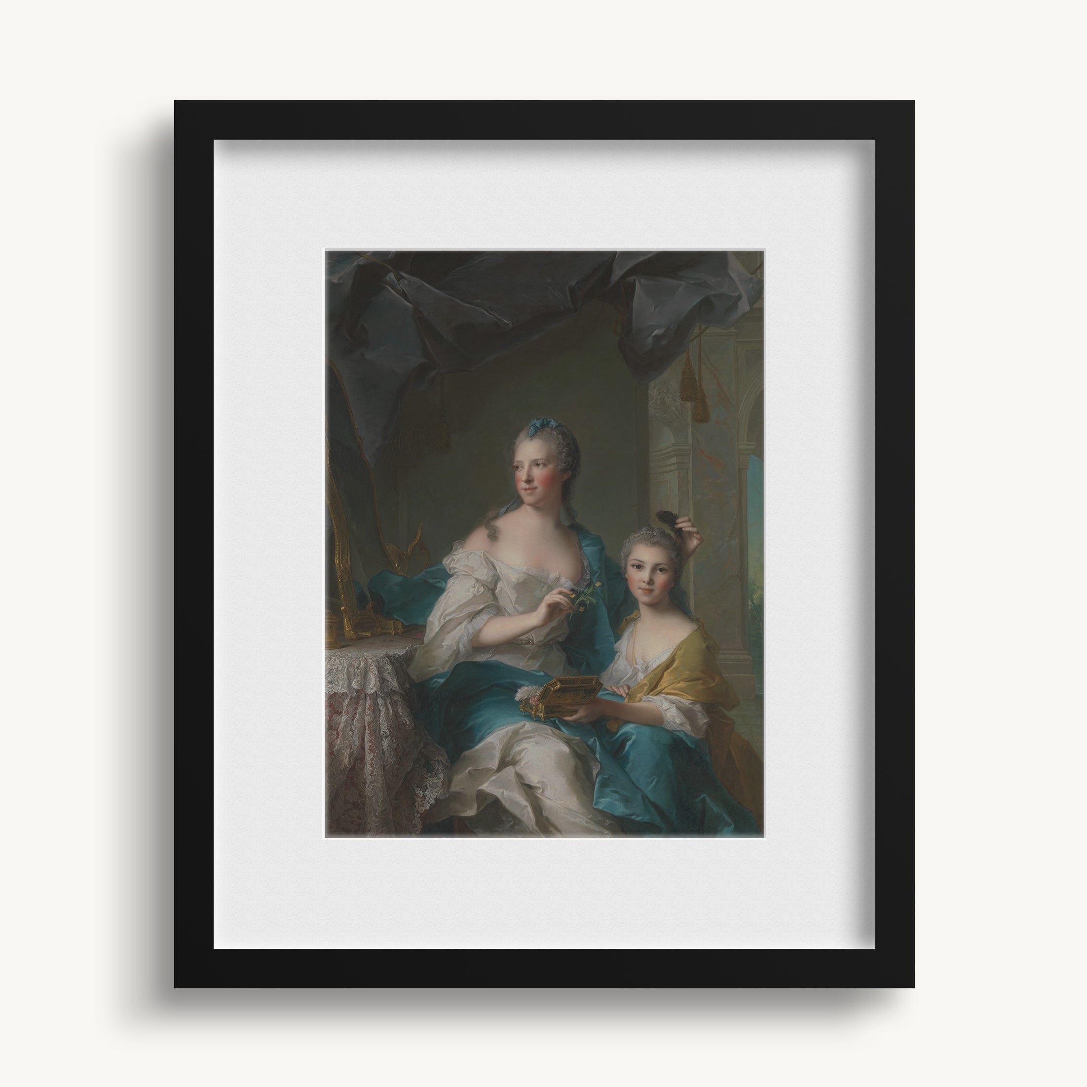 "Madame Marsollier and Her Daughter" WALL ART