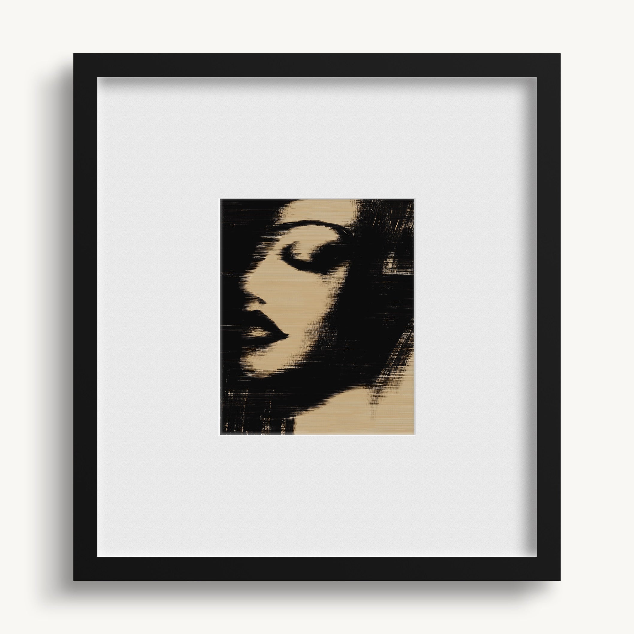 "WOMAN FOCUS" WALL ART