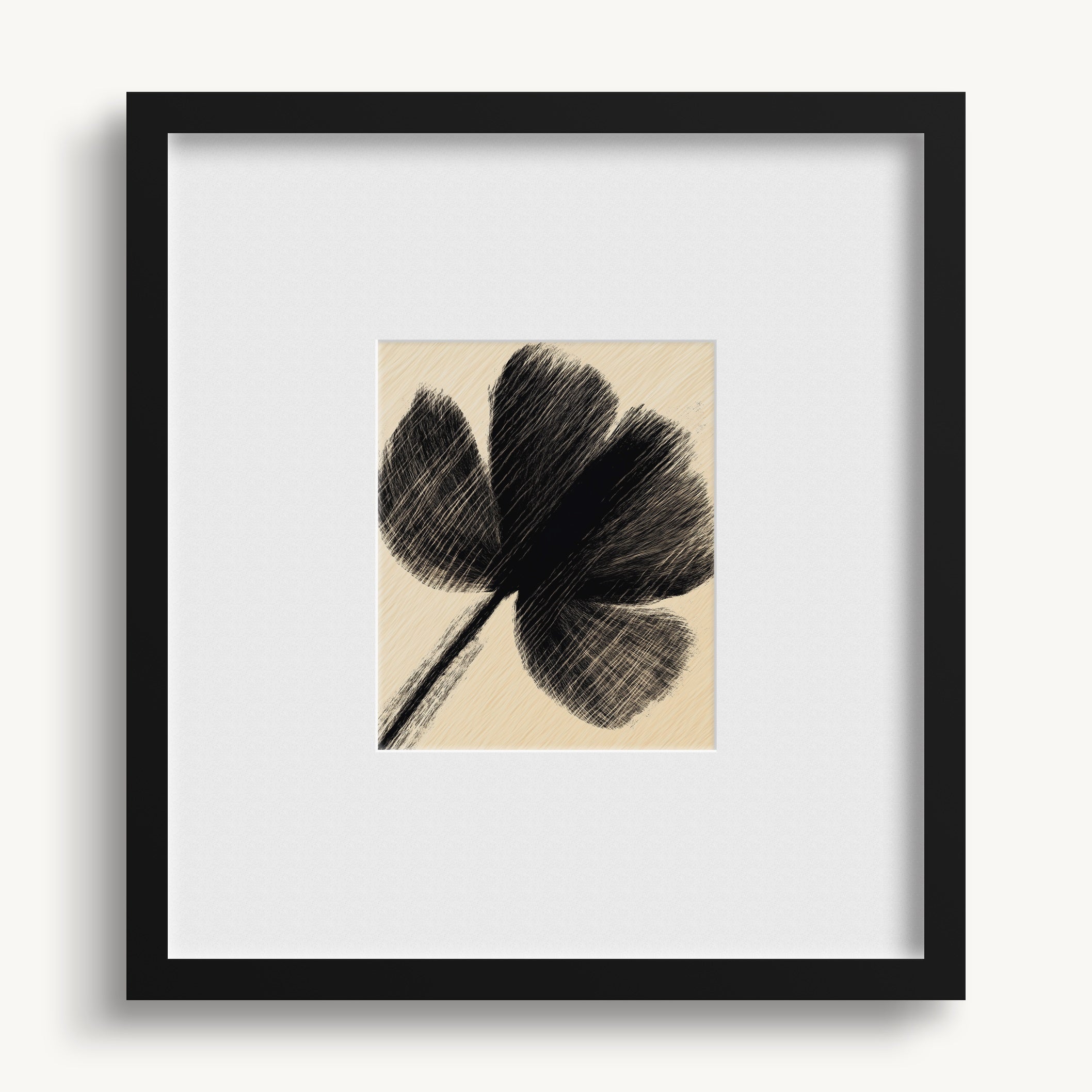 "FLOWER MODEL TRX" WALL ART