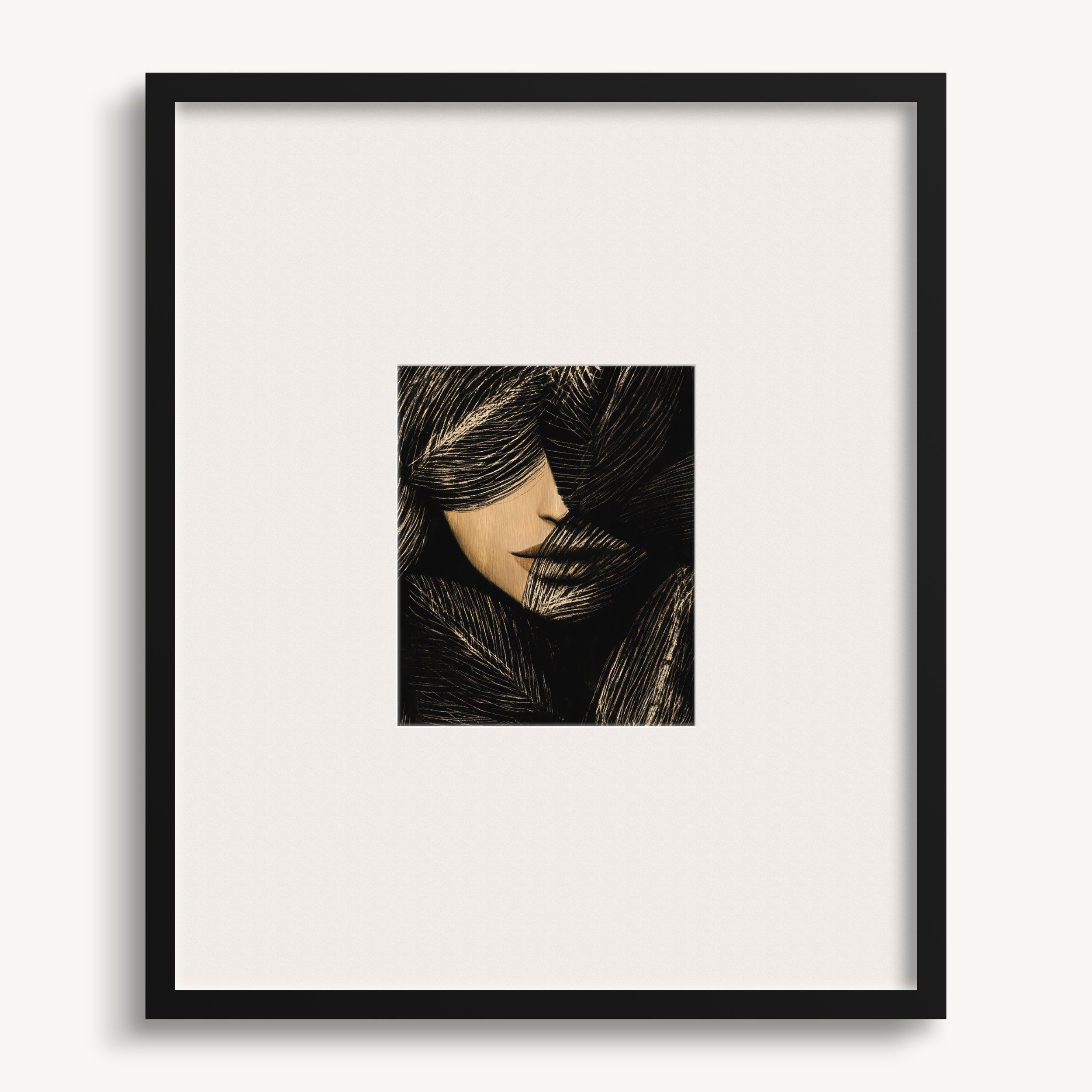 Abstract Female Portrait WALL ART