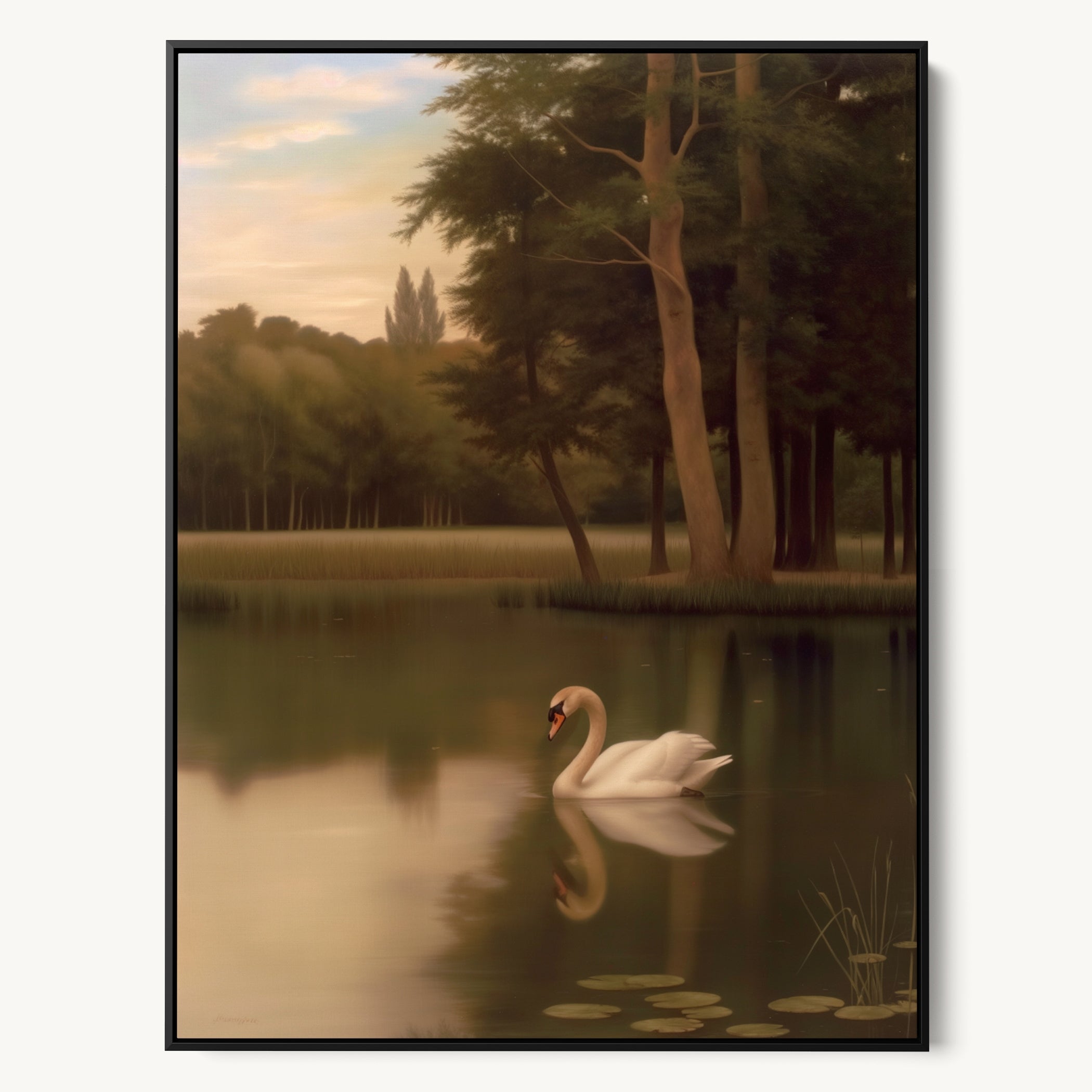 "SWAN" WALL ART 3x4