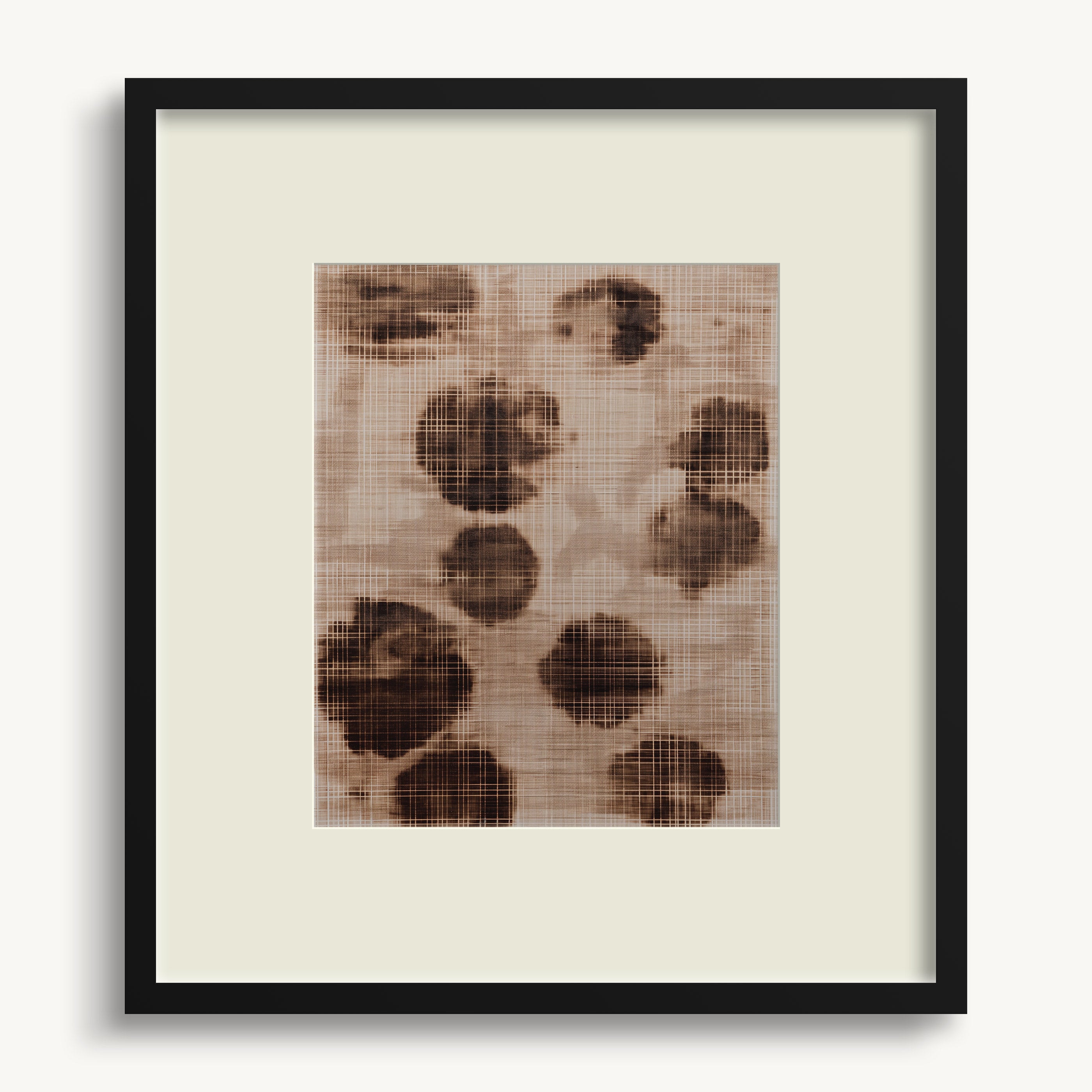 Abstract Brown Circles WALL ART