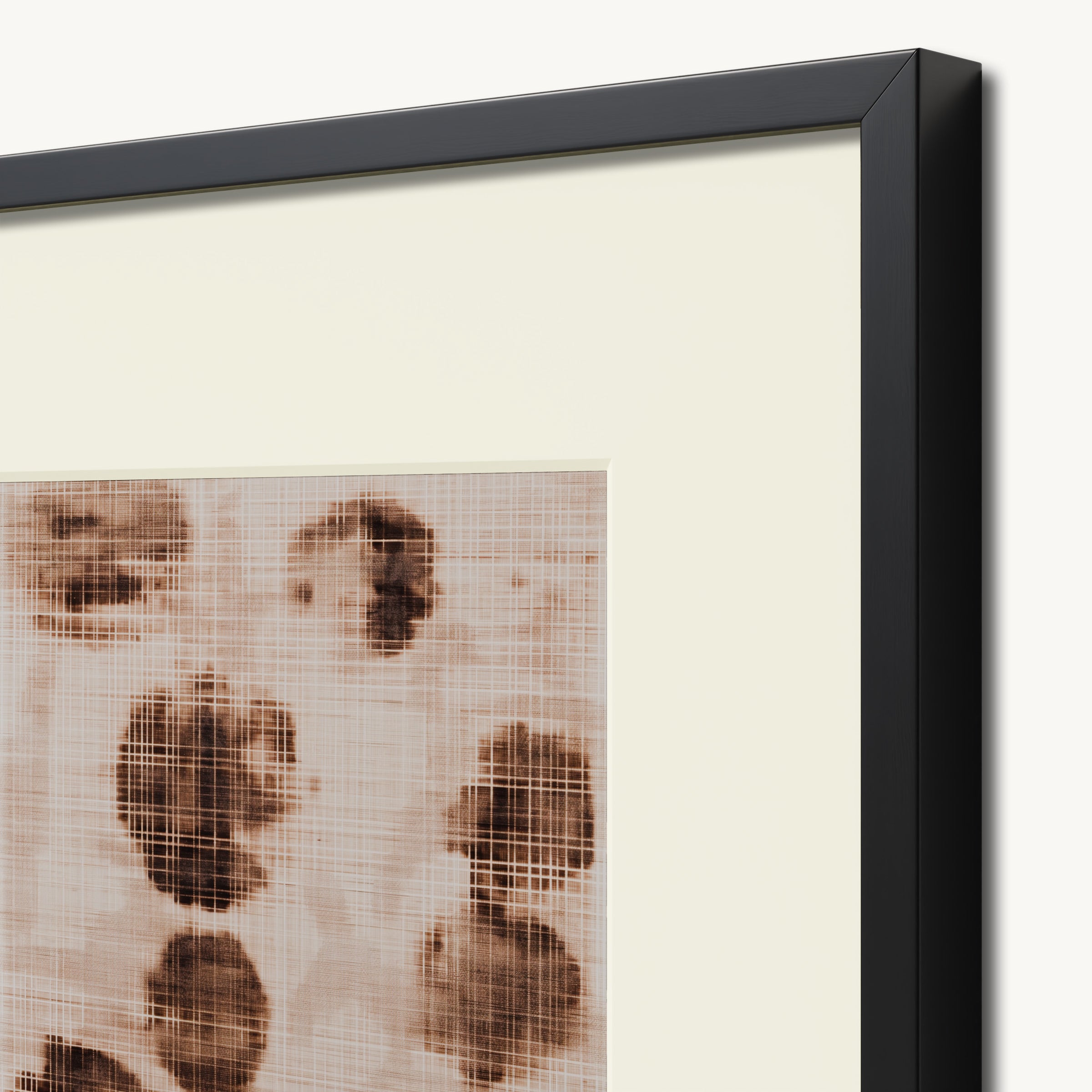 Abstract Brown Circles WALL ART