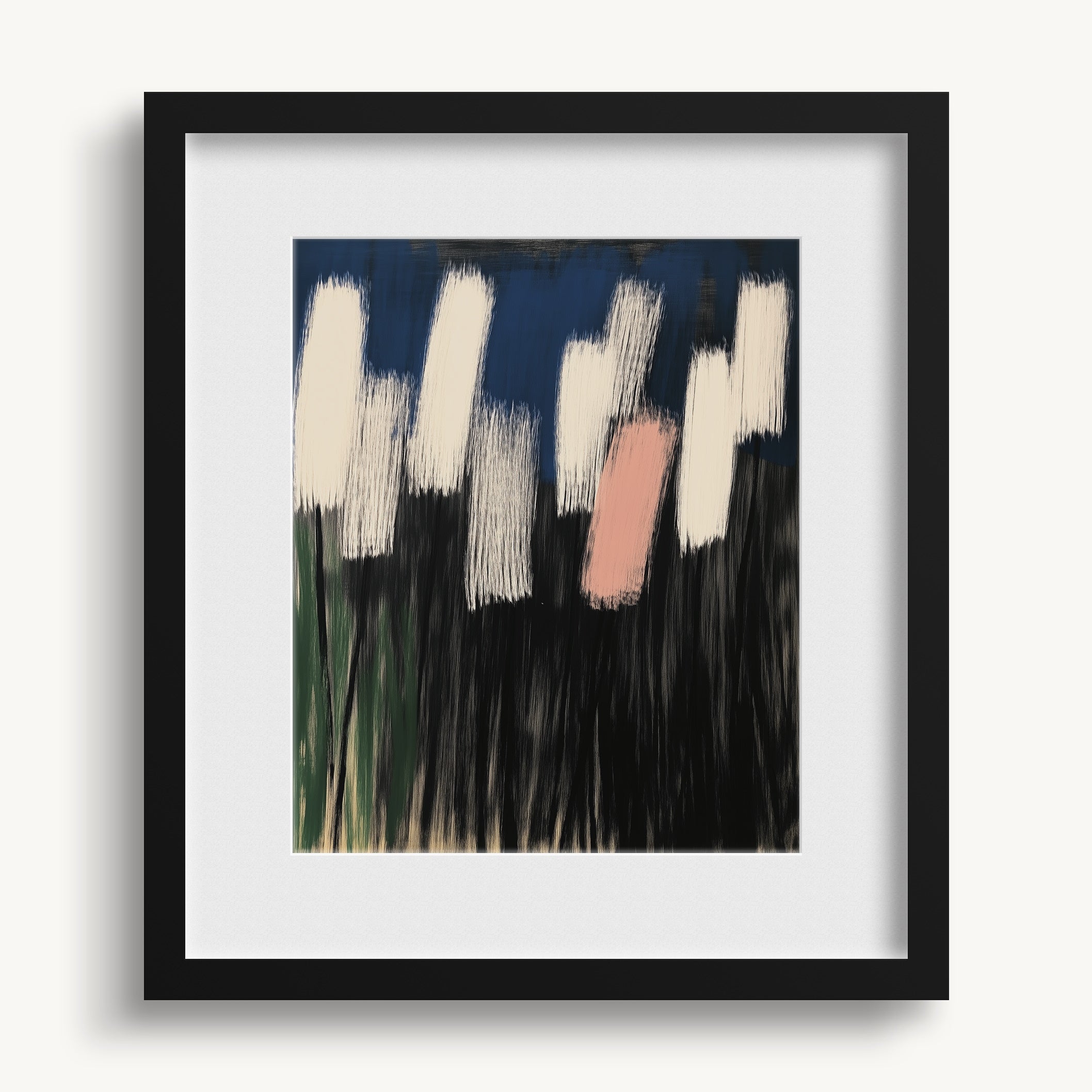 Vertical Brush Strokes WALL ART