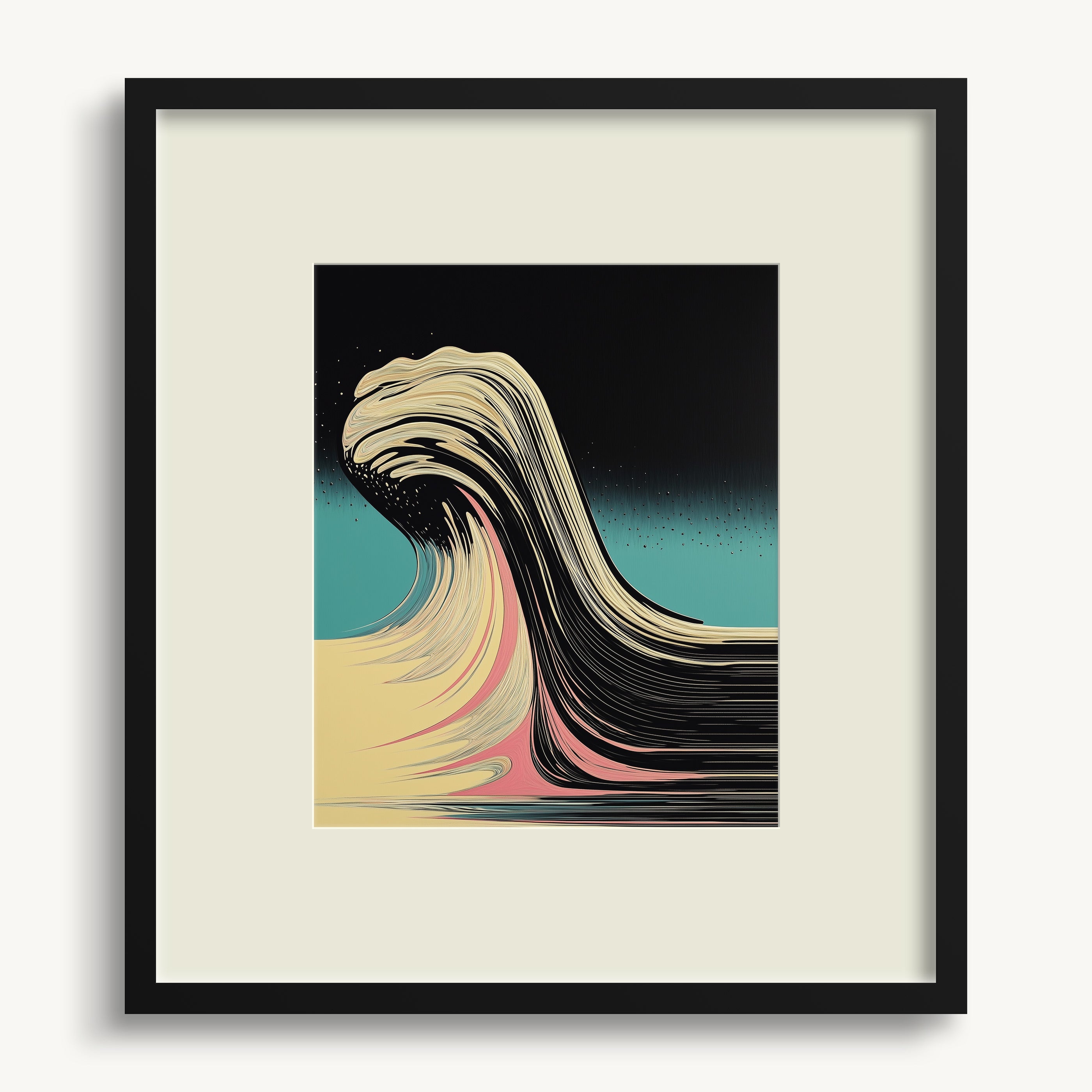 Fluid Wave in Gradient WALL ART