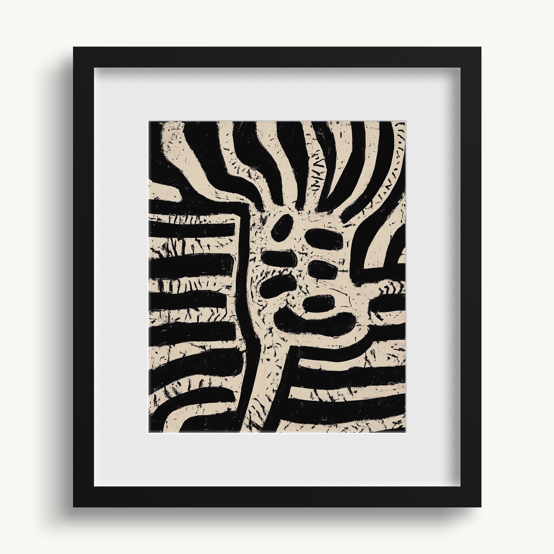 Abstract Face Pattern WALL ART