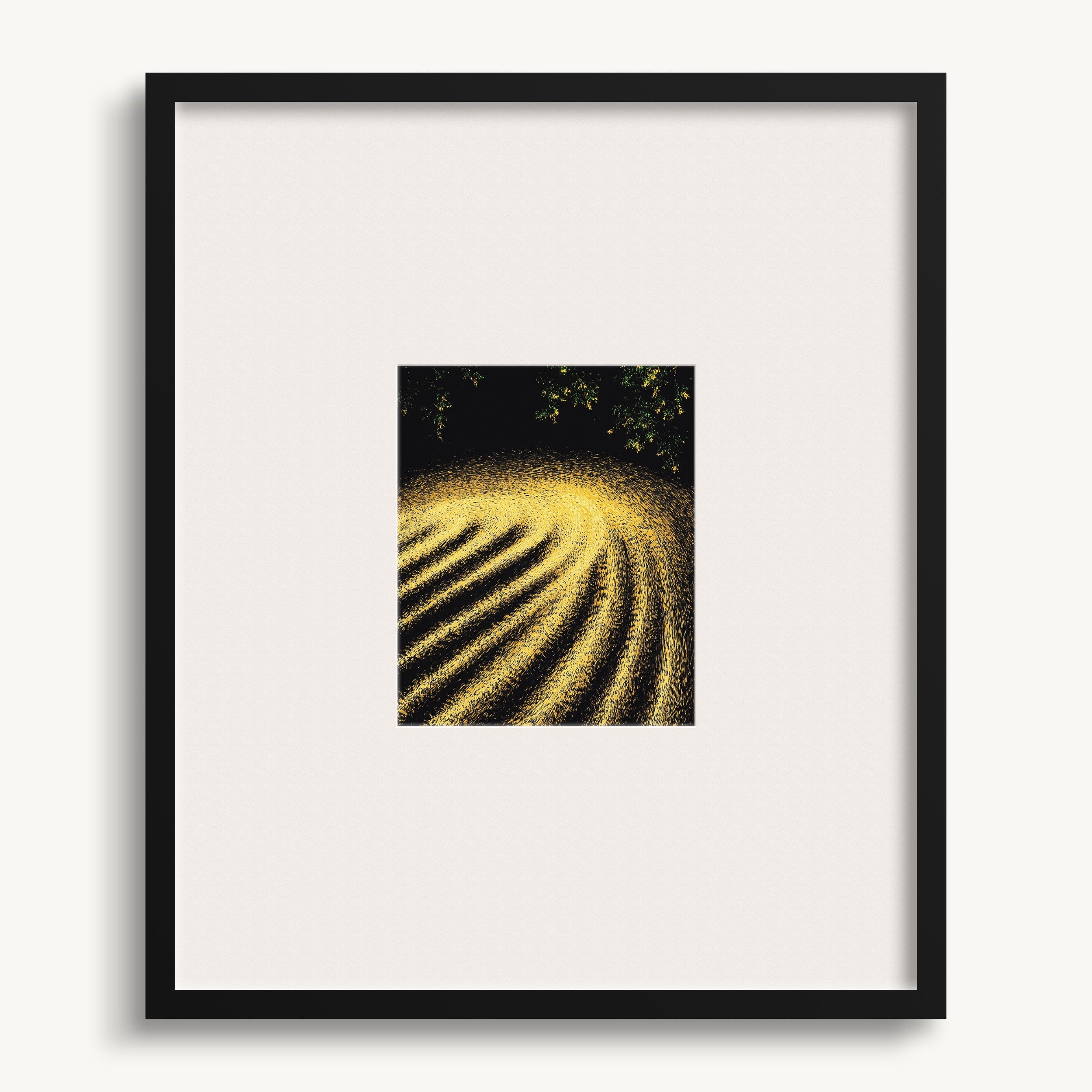 Curved Rows of Crops WALL ART