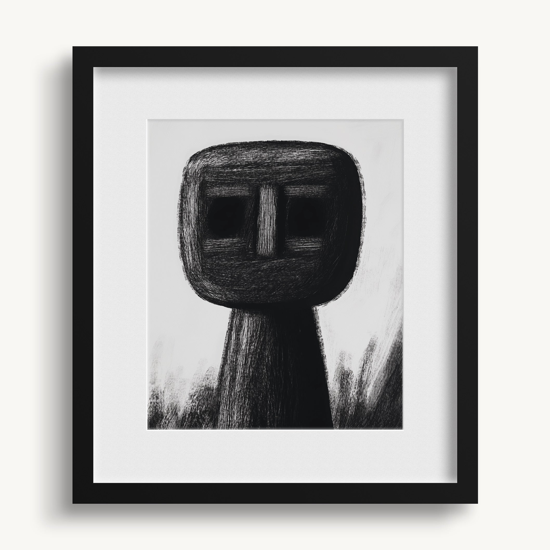 Abstract Mask Face WALL ART