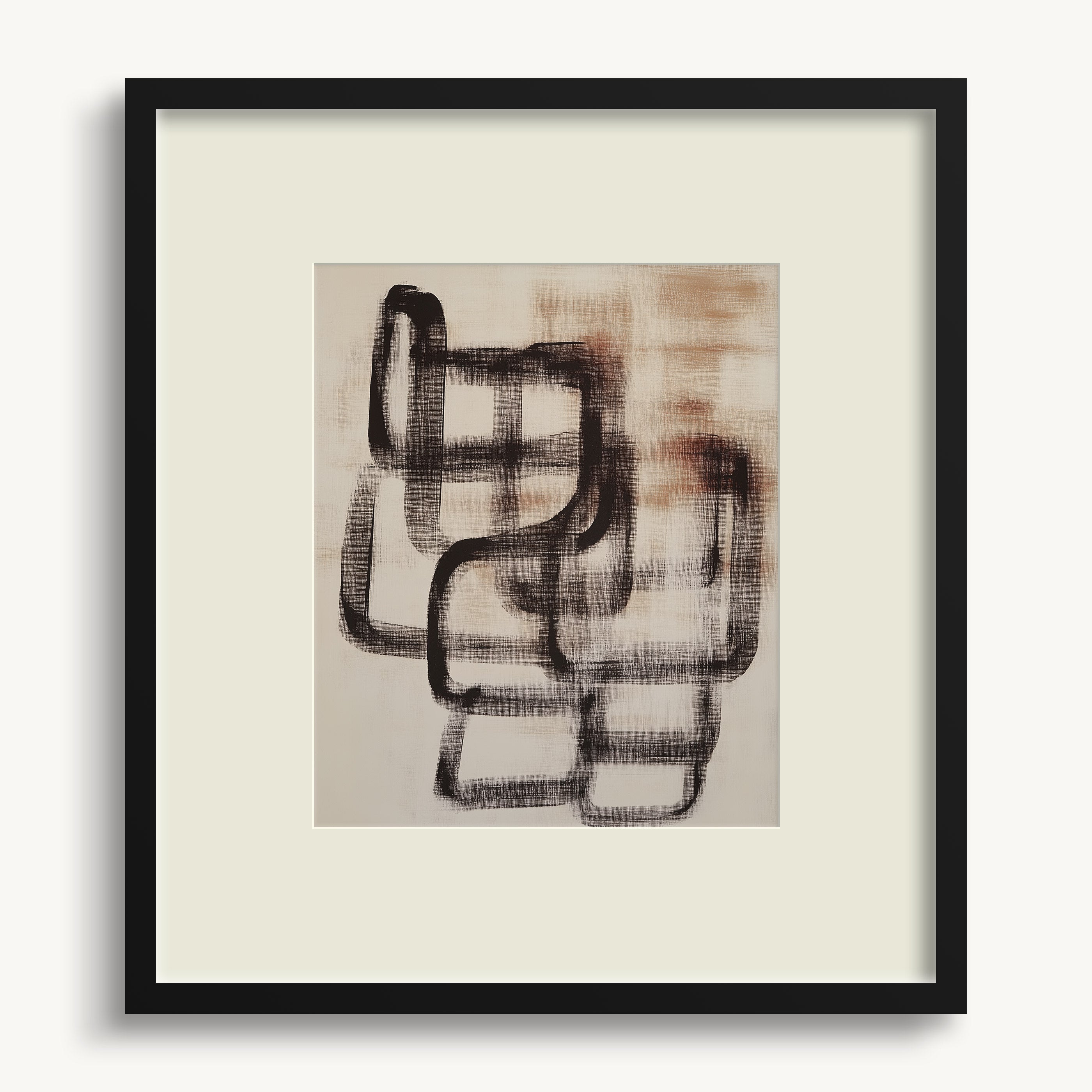 Blurred Overlapping Shapes WALL ART