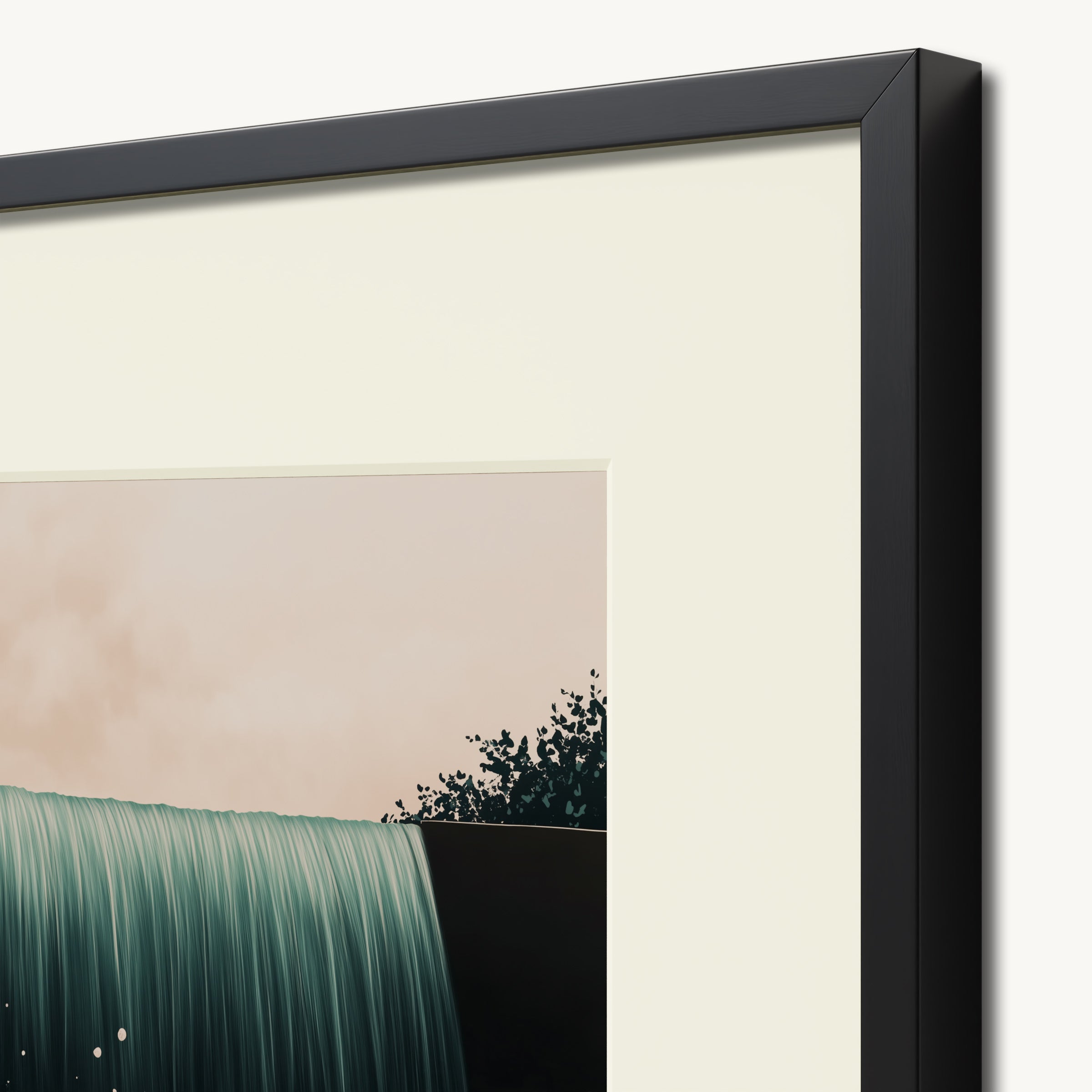 Sunset Waterfall WALL ART