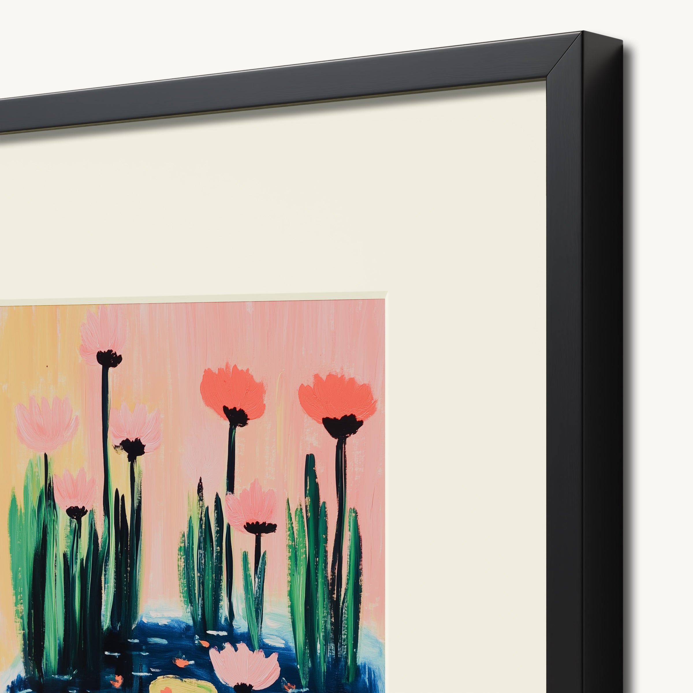 Colorful Pond Scene WALL ART