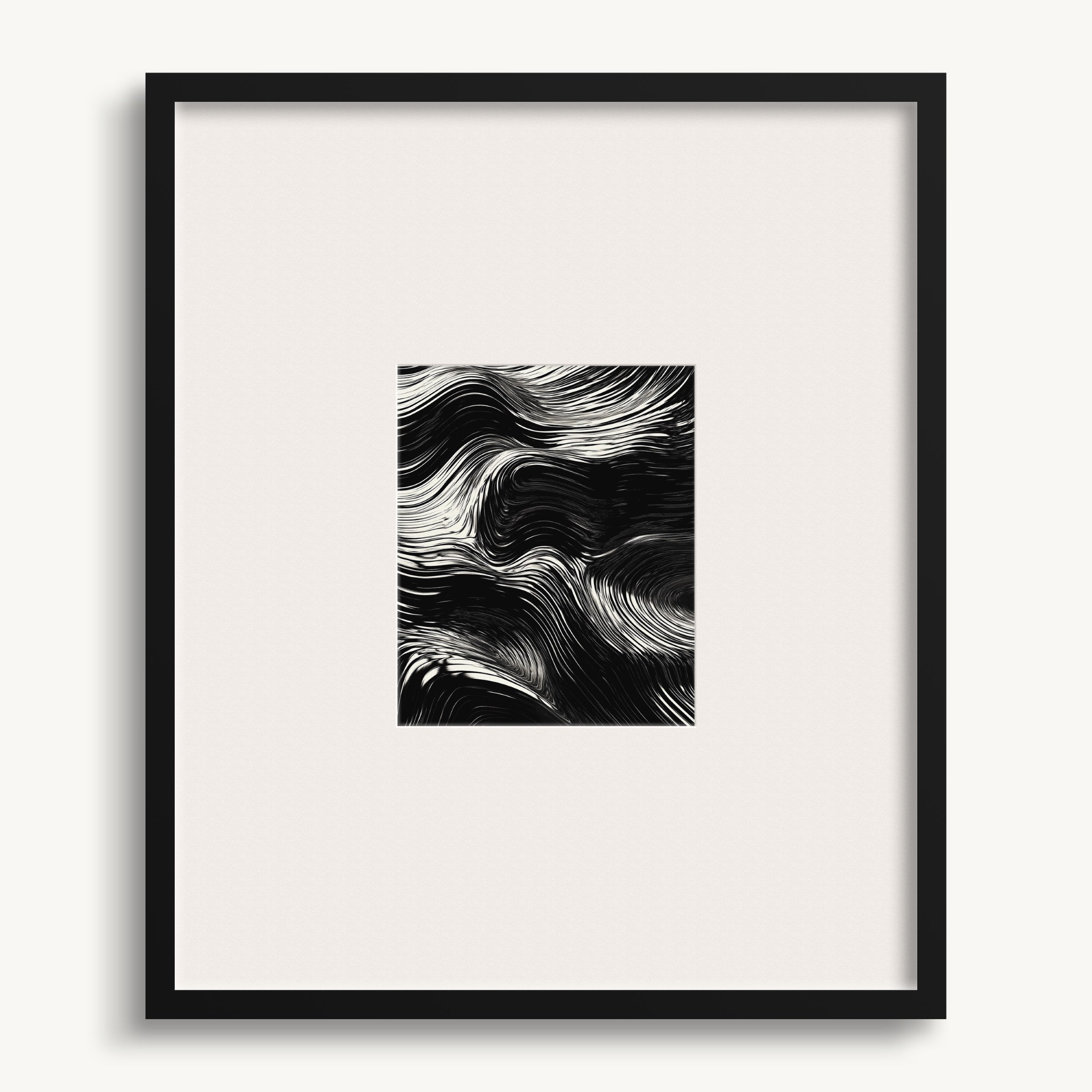 Wavy Lines Pattern WALL ART