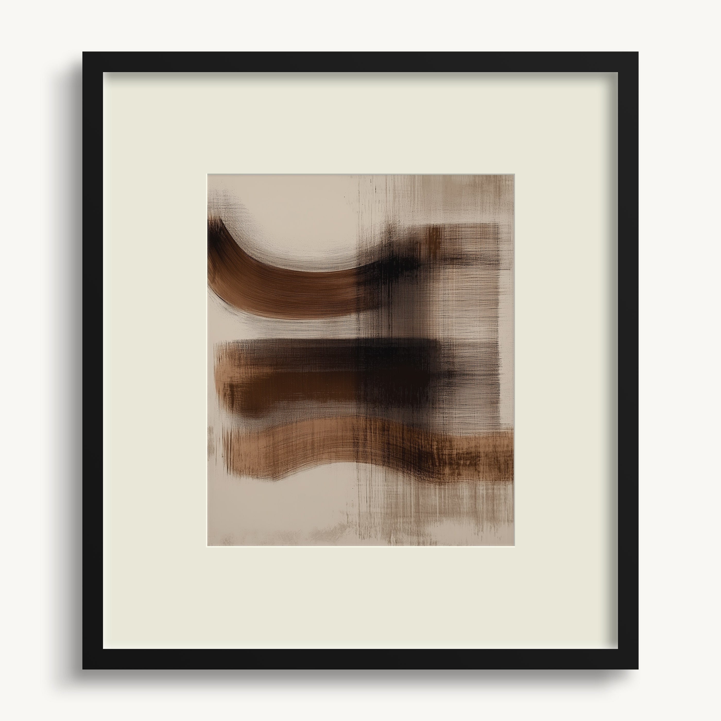 Wavy Brush Strokes WALL ART