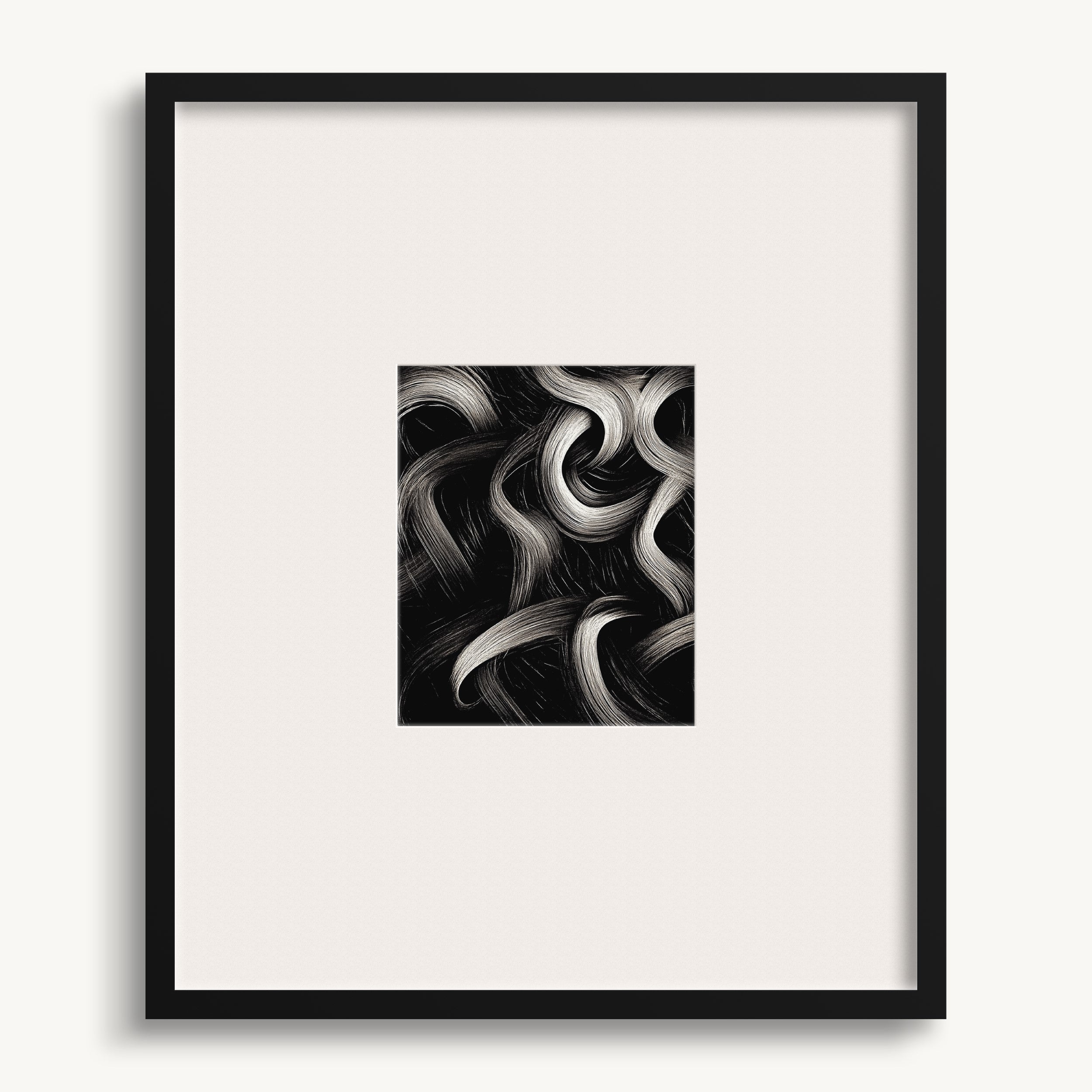 Curved Flowing Lines WALL ART