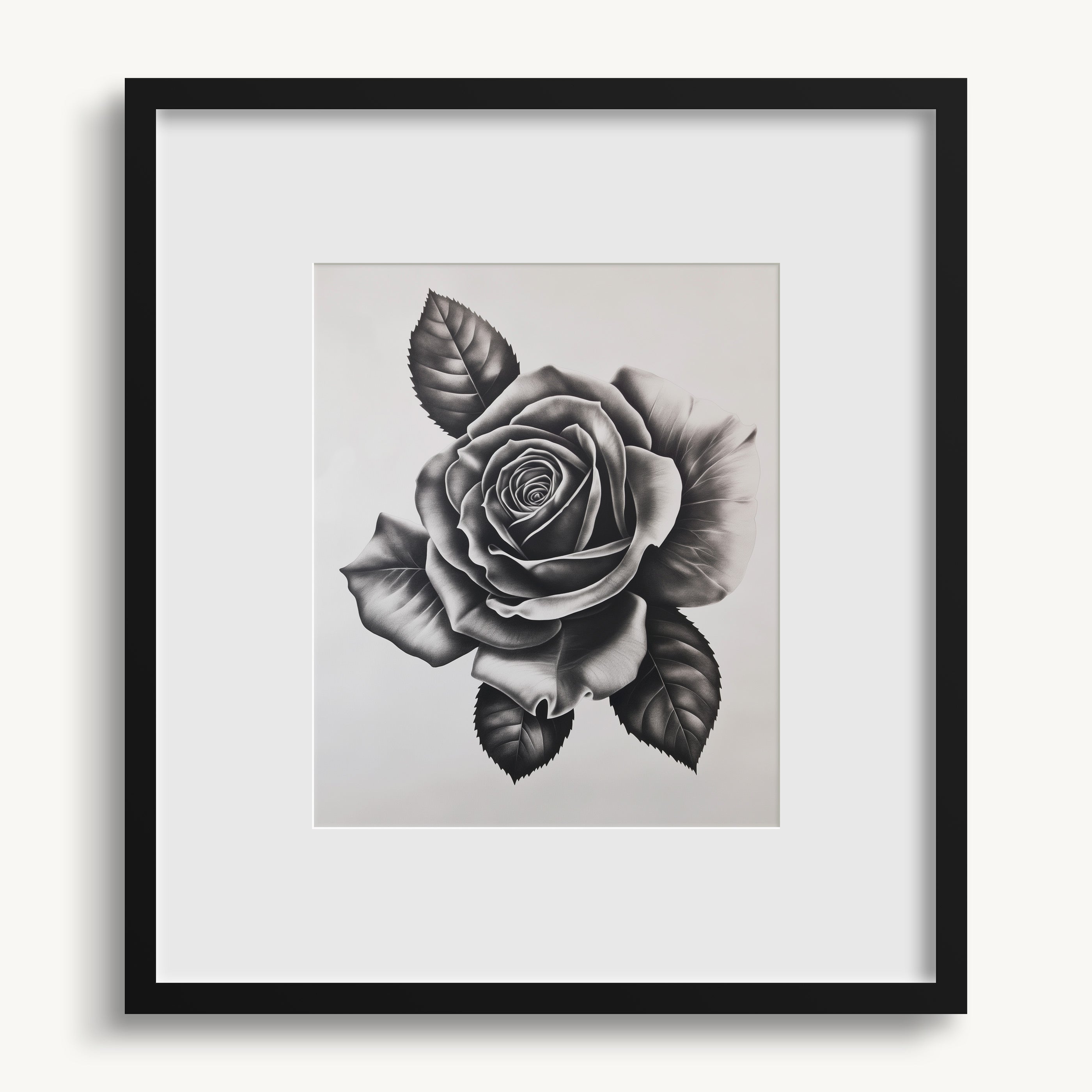 Detailed Rose 2 WALL ART