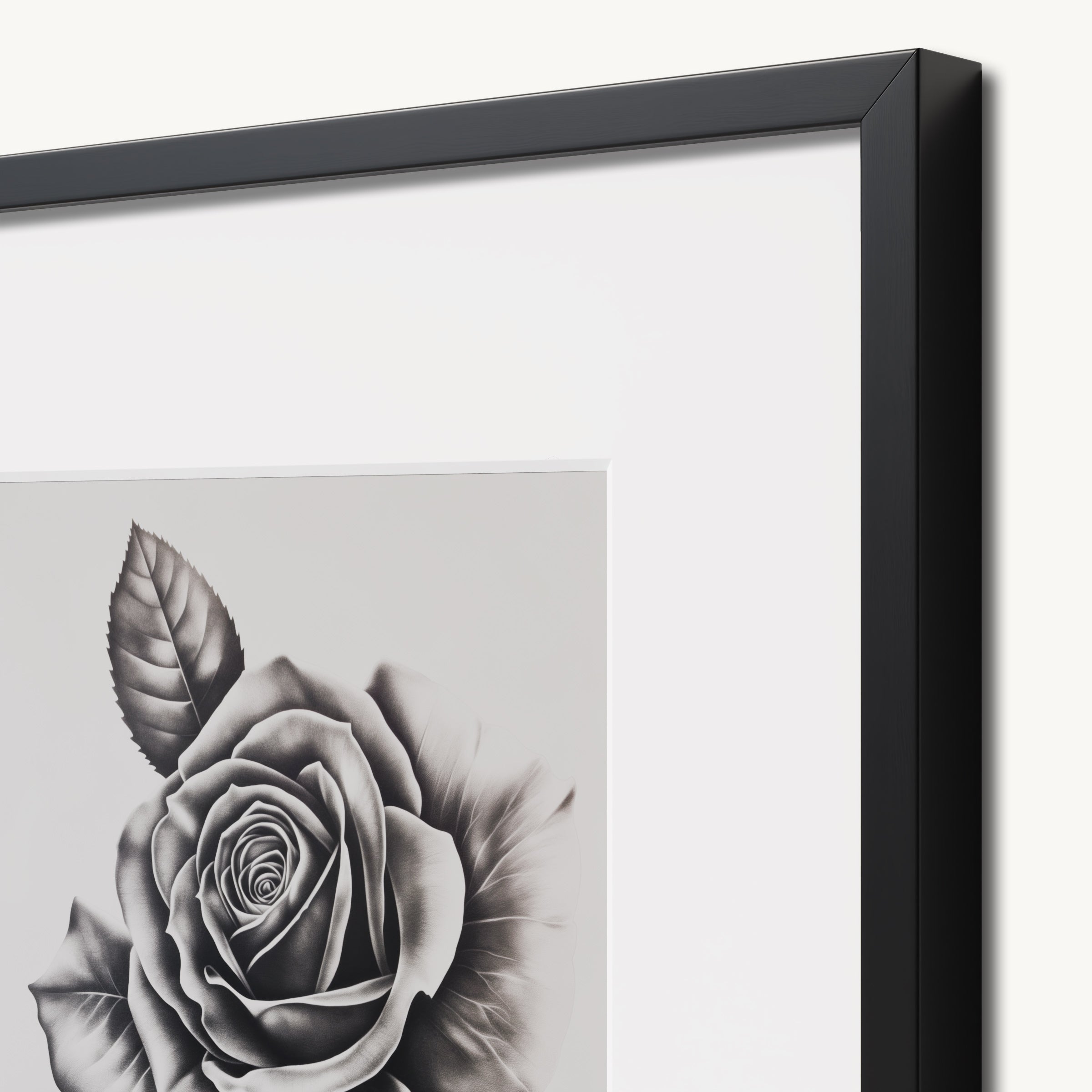 Detailed Rose 2 WALL ART