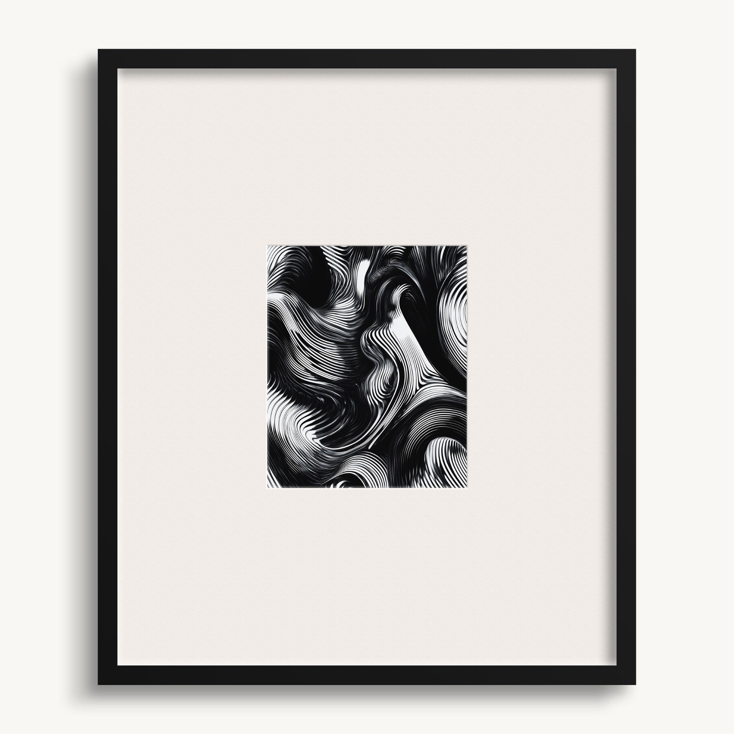 Intricate Wavy Pattern WALL ART