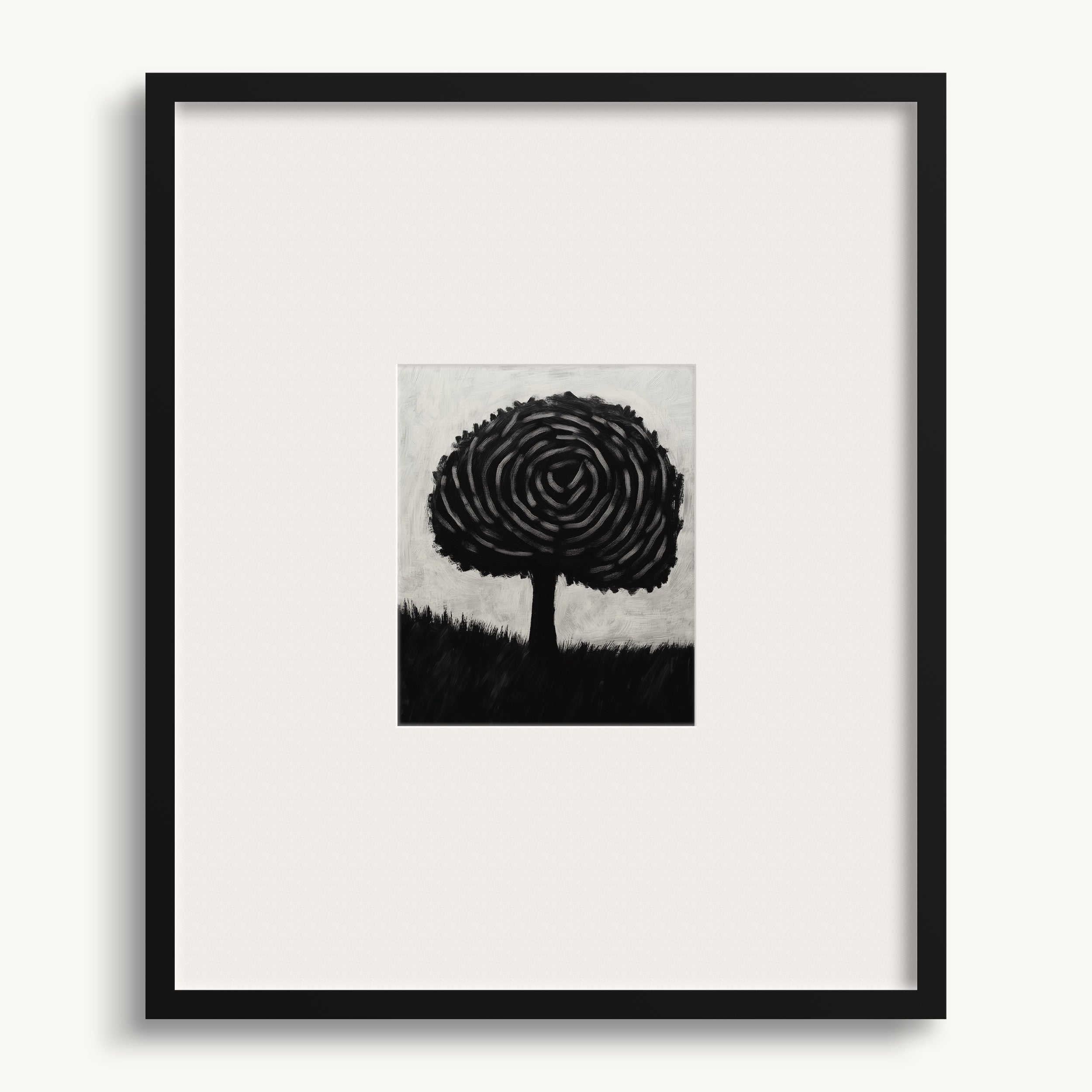 Spiral Tree Design WALL ART