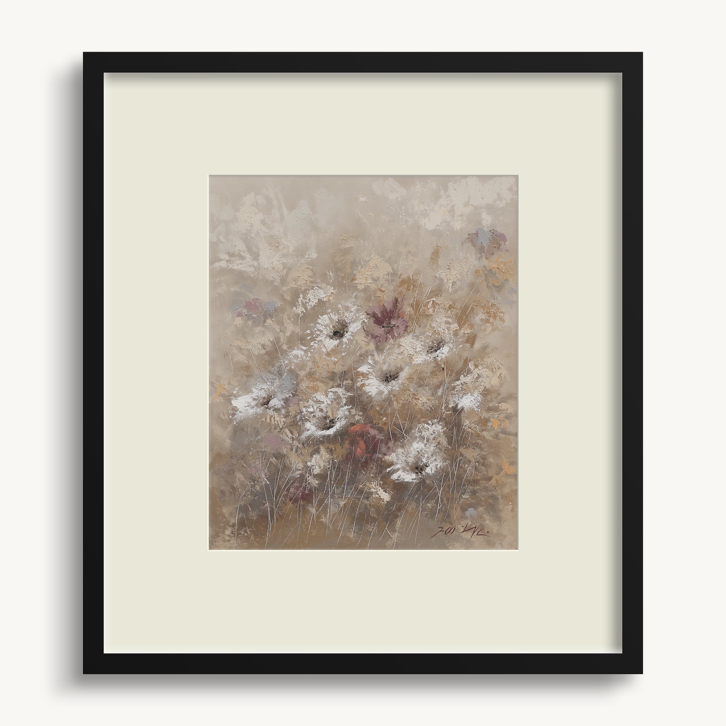 Abstract Floral Painting WALL ART