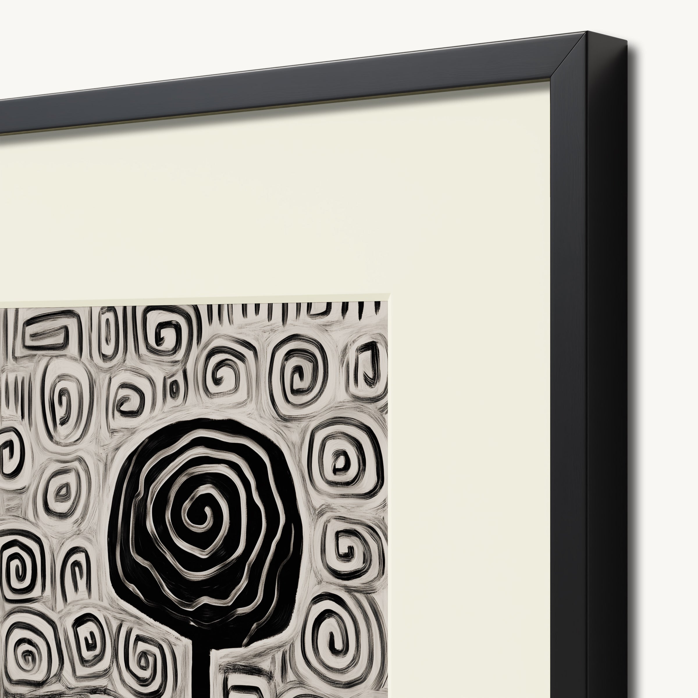 Spiral Tree Pattern WALL ART